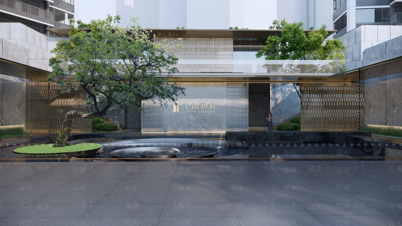 现代庭院小品SU模型下载【ID:1188668173】