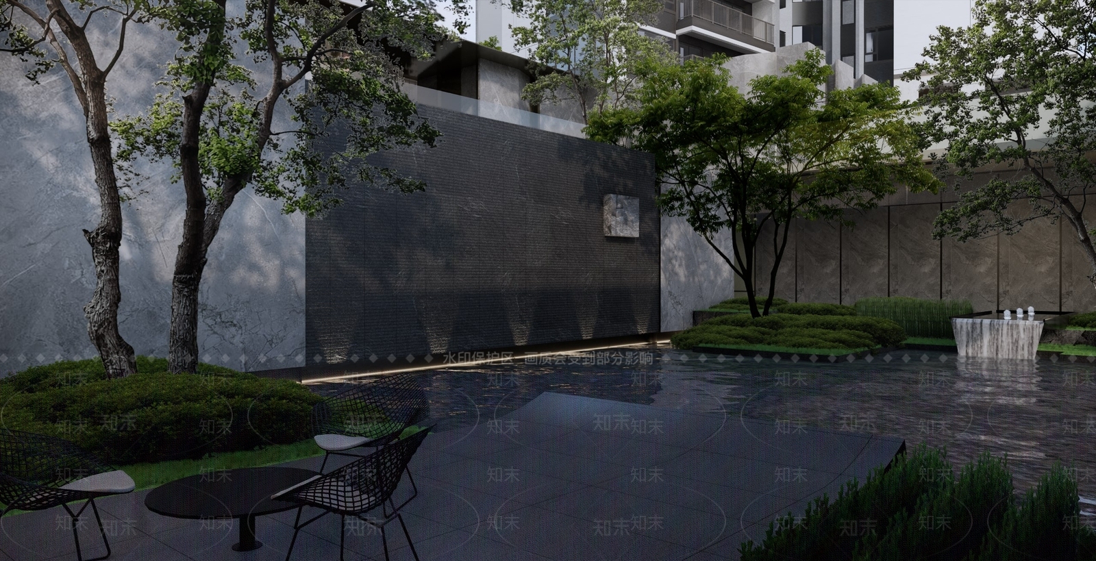 现代商业景观SU模型下载【ID:1188668573】