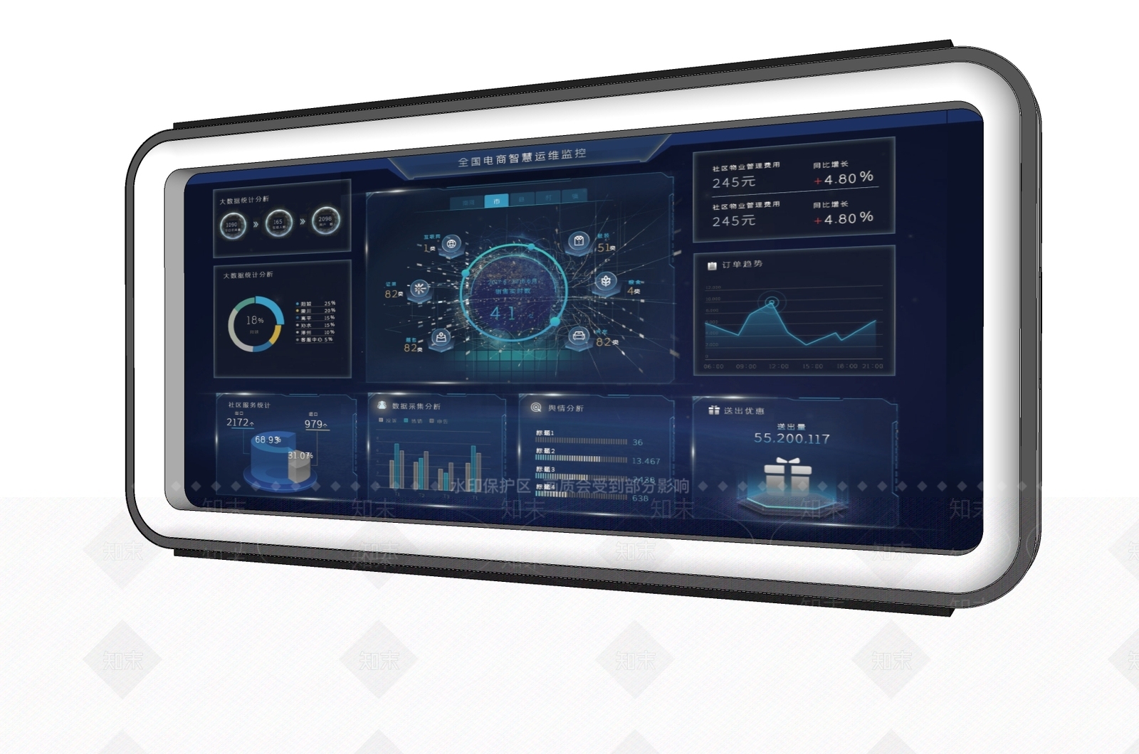 显示屏SU模型下载【ID:1188670233】