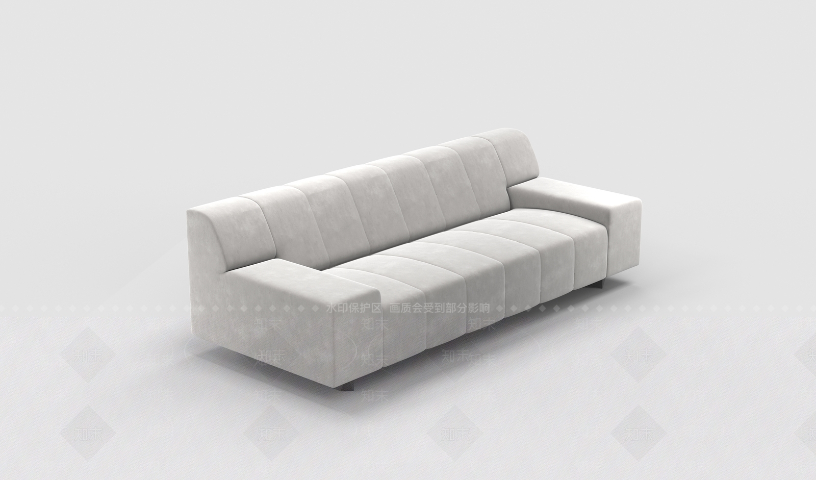 现代意式三人沙发3D模型下载【ID:1188671682】