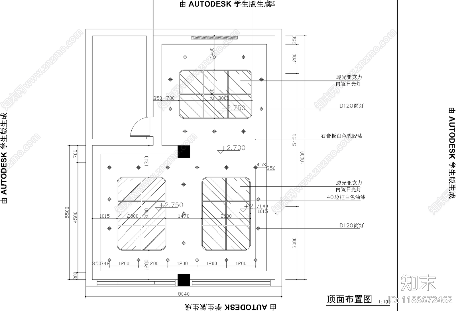 现代其他商业空间cad施工图下载【ID:1188672462】