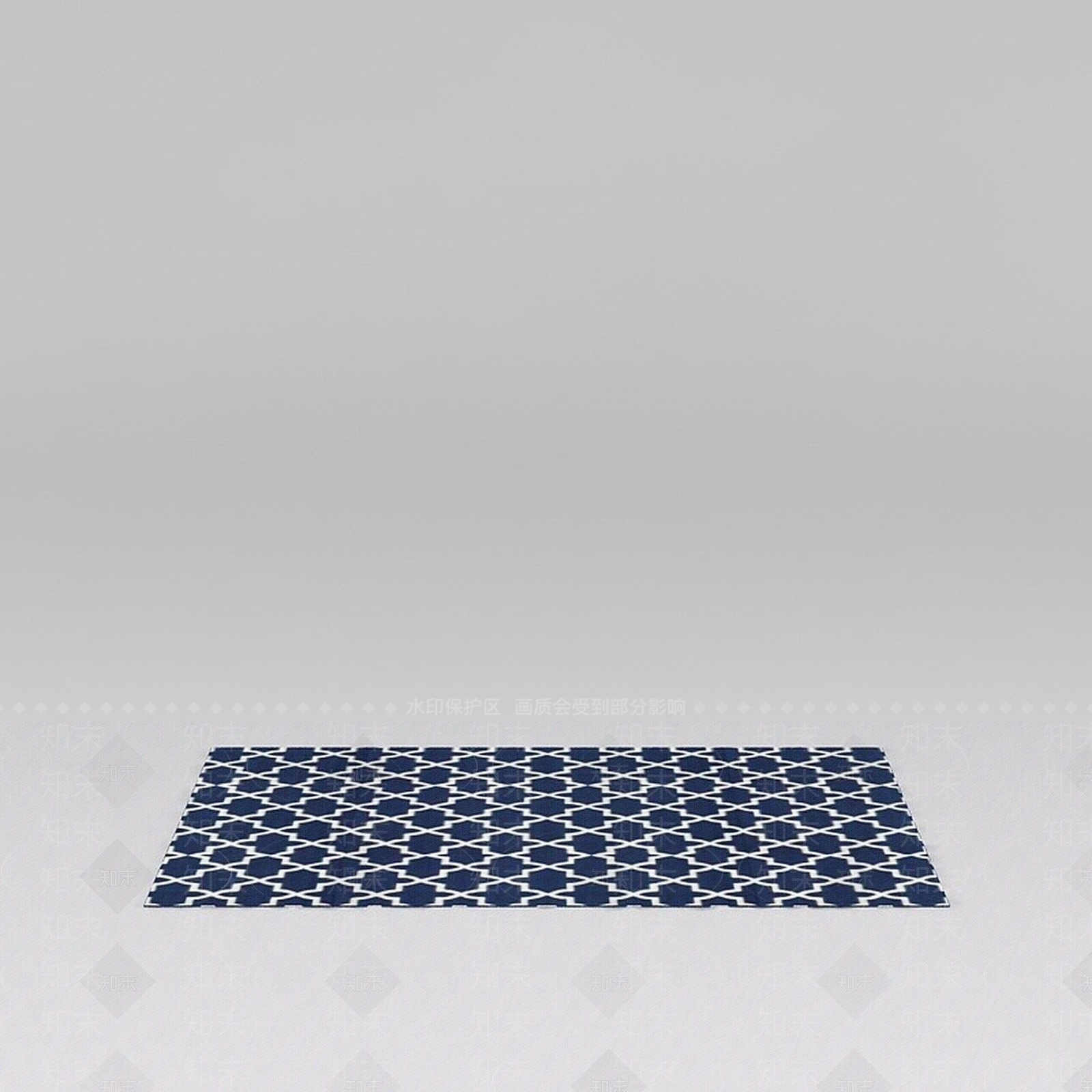 现代简约客厅地毯3D模型下载【ID:1188676905】