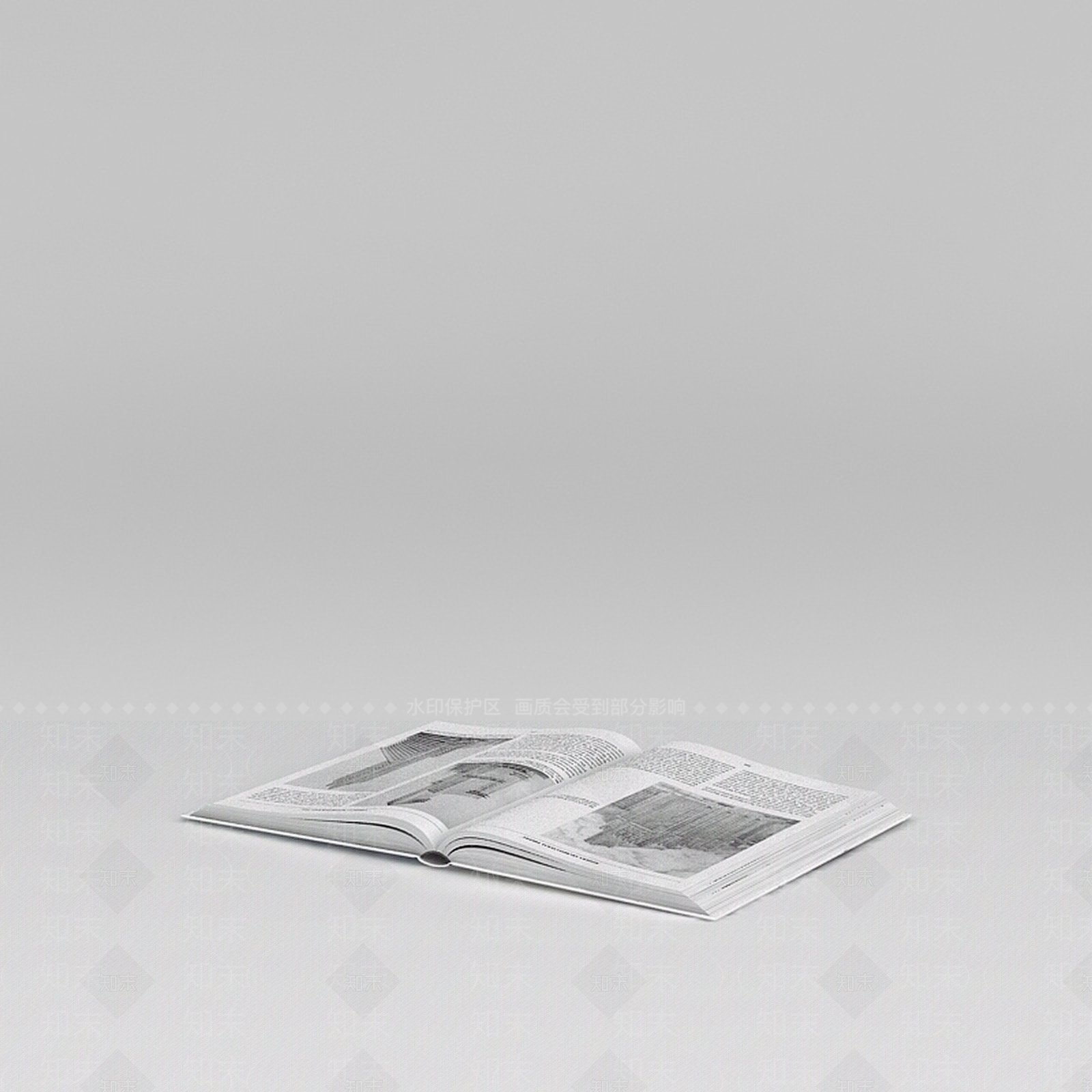 现代外文书籍杂志3D模型下载【ID:1188677136】