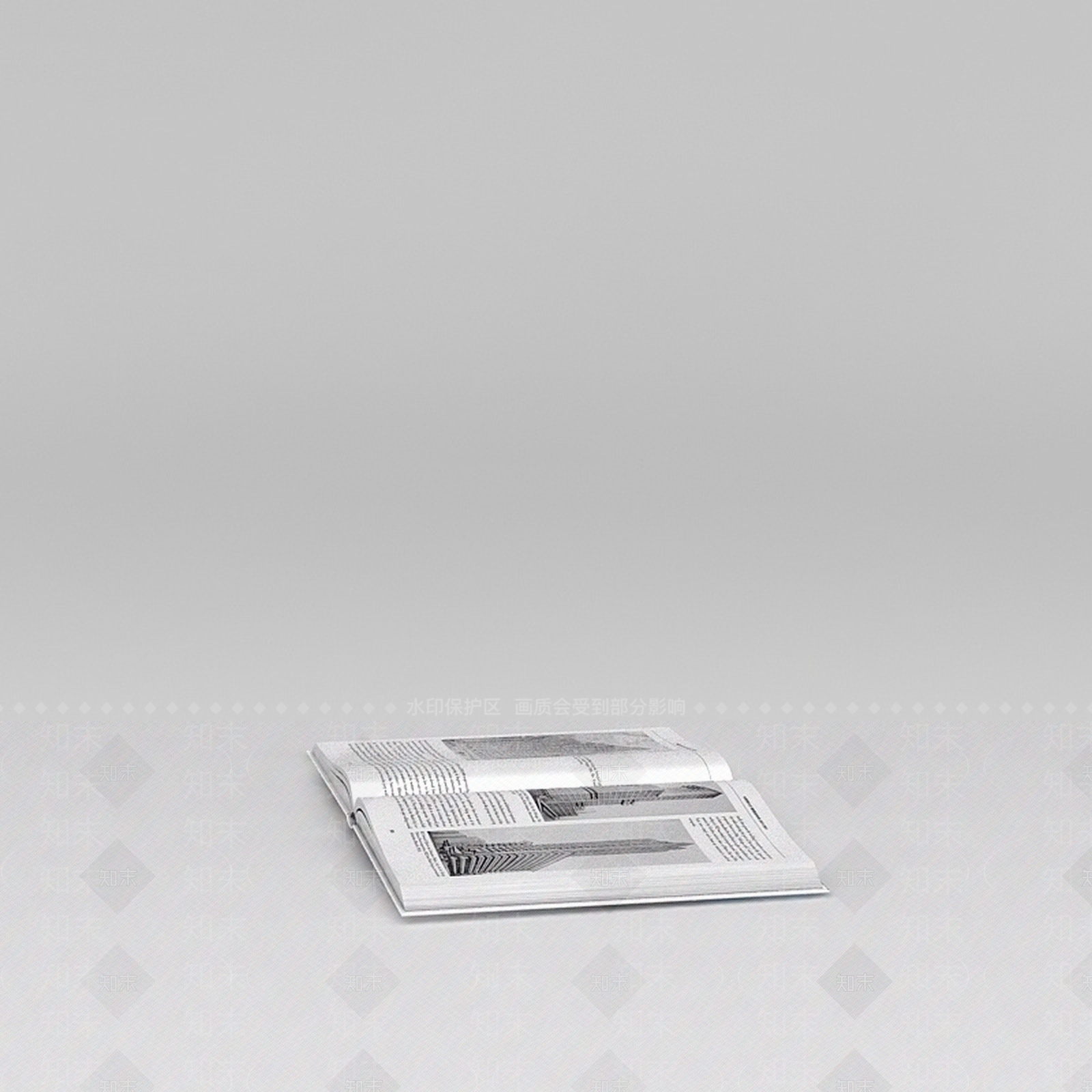 现代外文书籍杂志3D模型下载【ID:1188677136】
