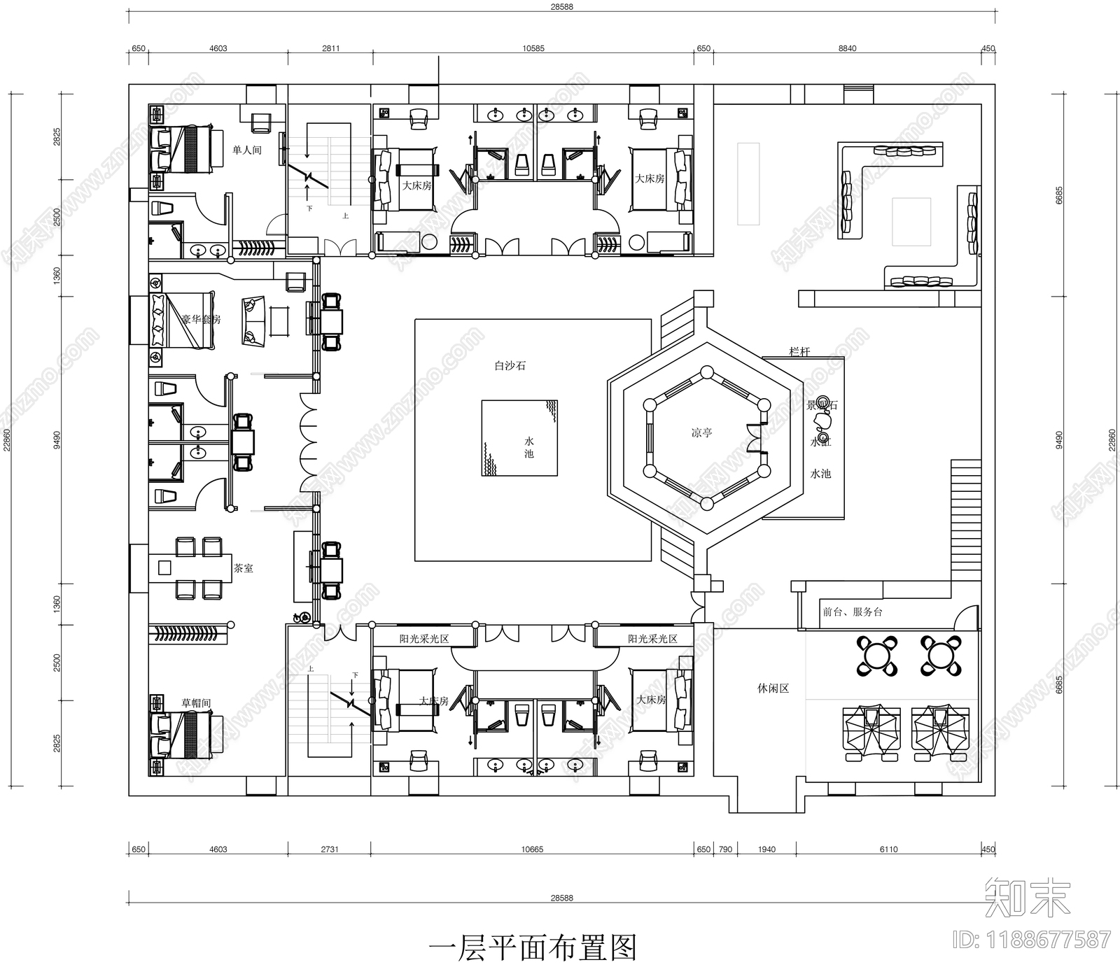民宿施工图下载【ID:1188677587】