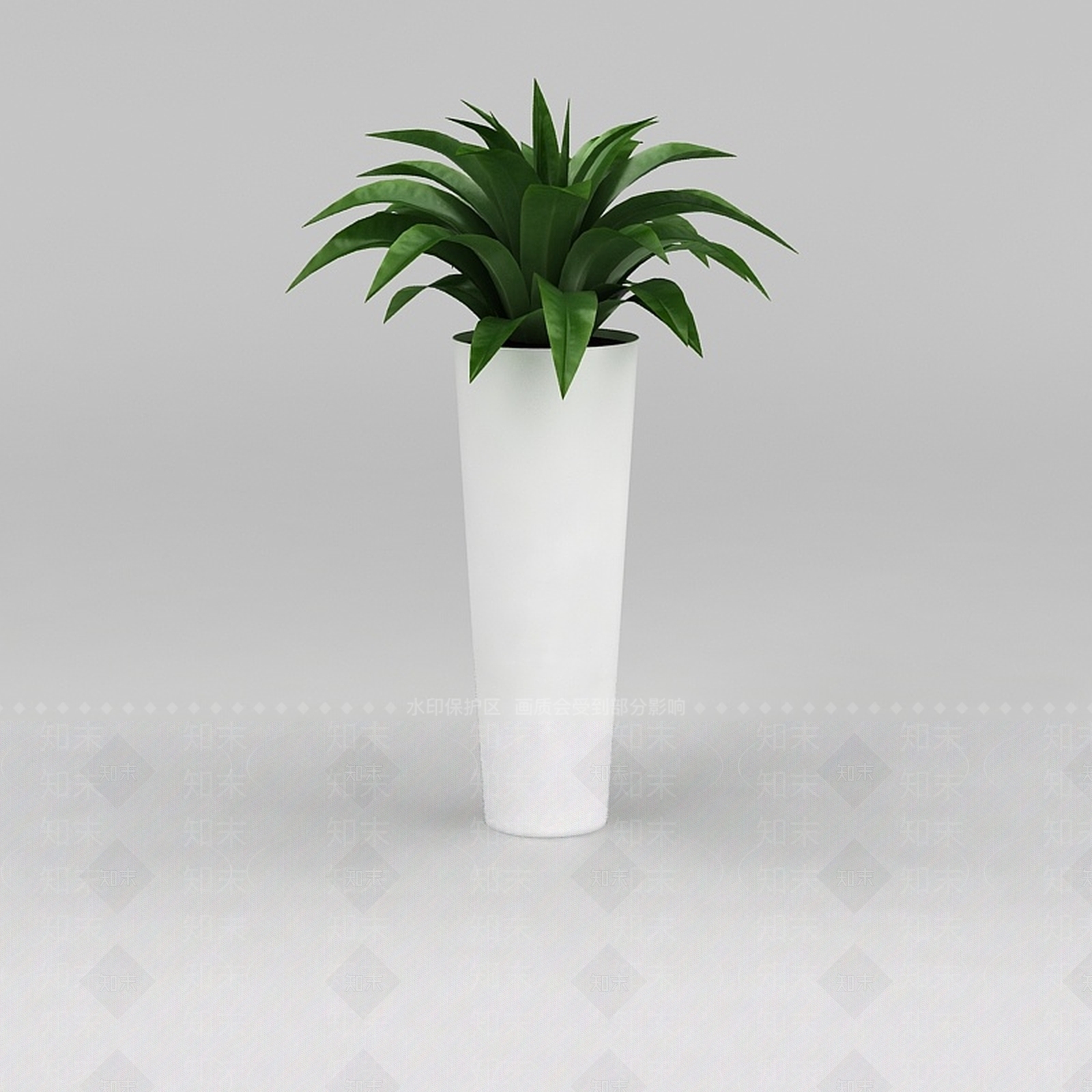 现代办公室绿植盆景3D模型下载【ID:1188677795】