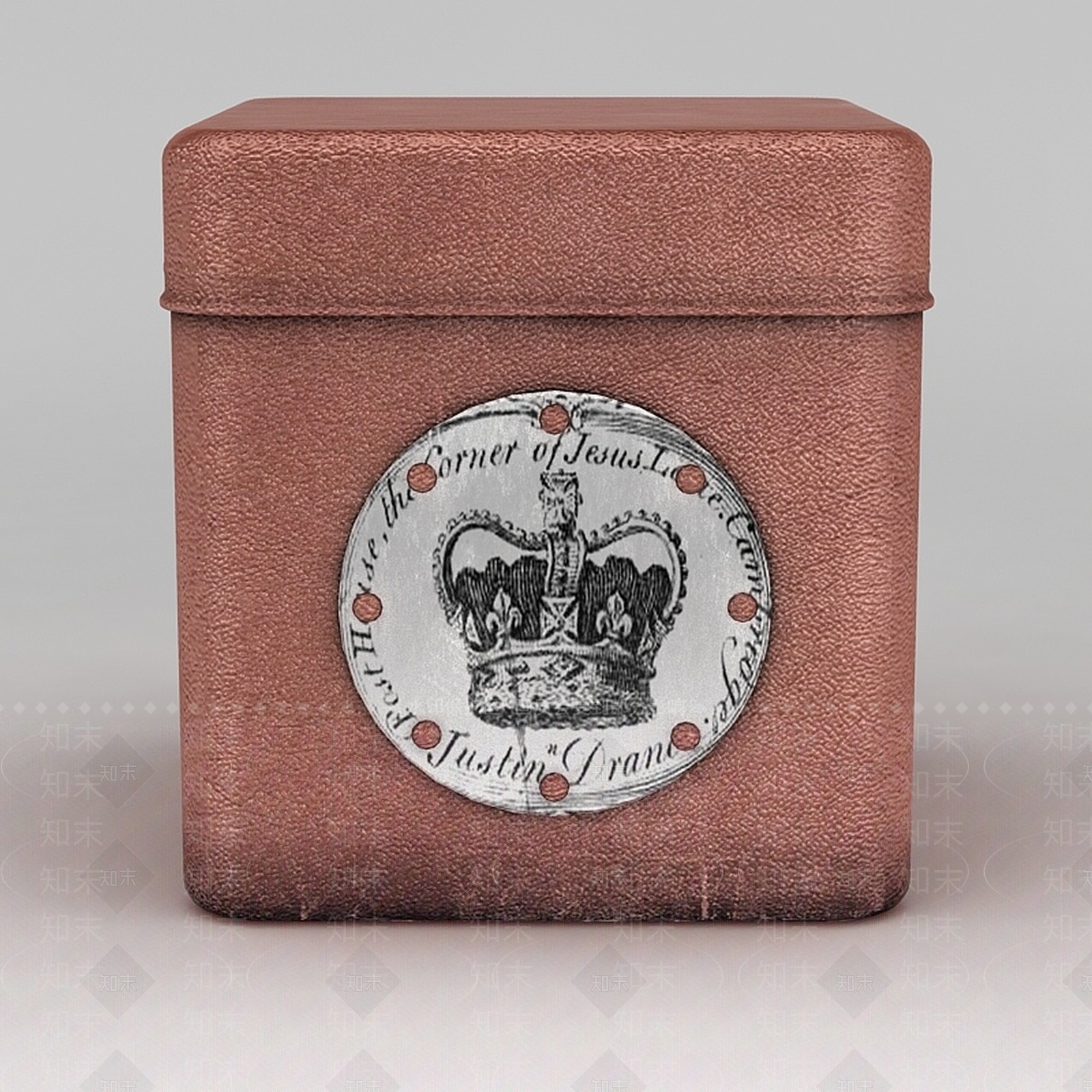 现代皮质首饰盒3D模型下载【ID:1188678001】