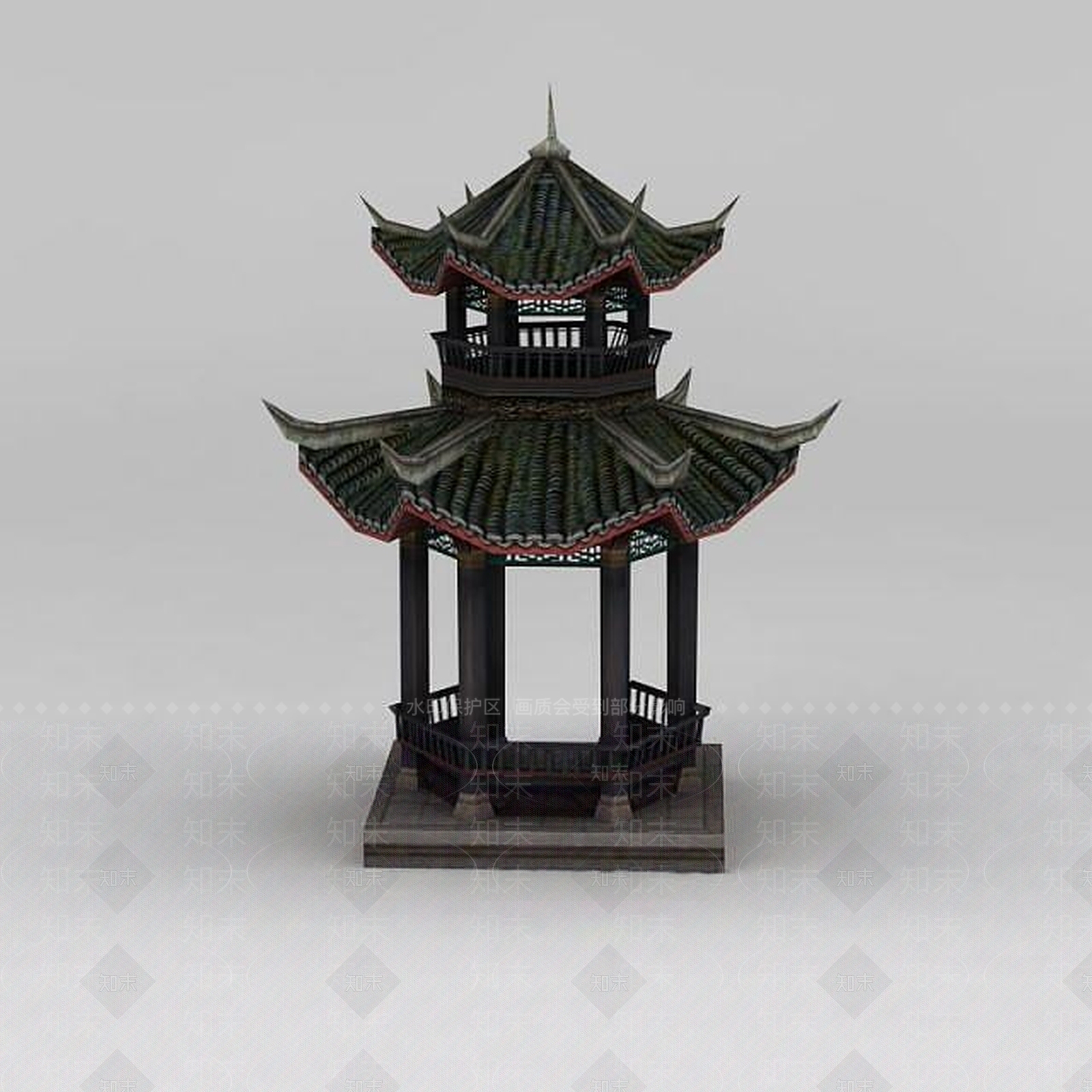 现代诛仙游戏亭子隐玄地3D模型下载【ID:1188679582】