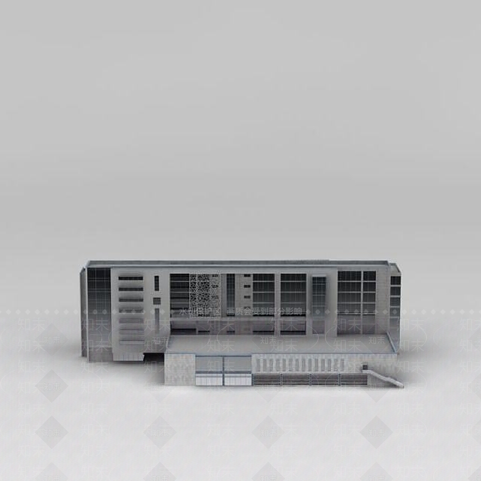 现代办公楼3D模型下载【ID:1188679804】