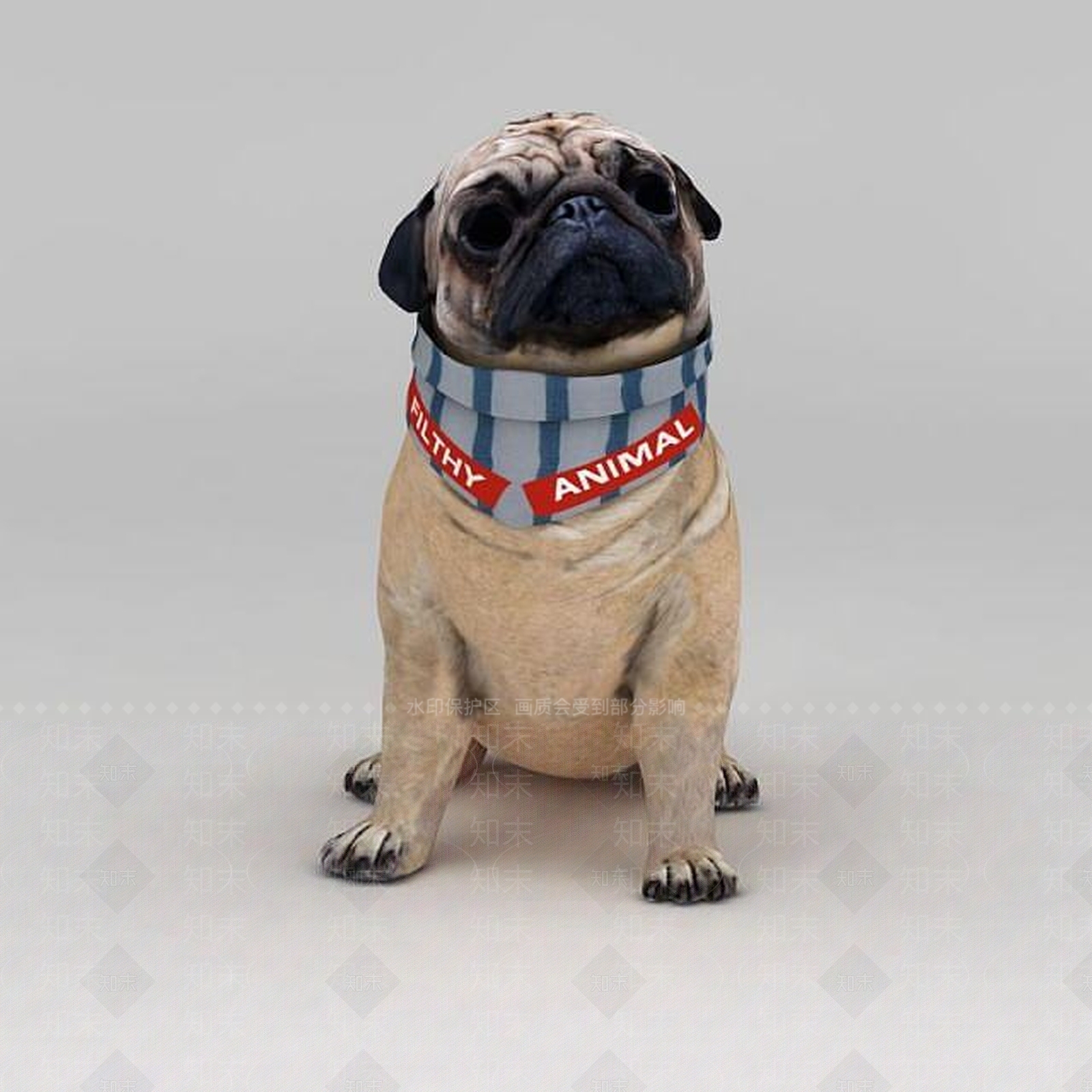 现代癞皮狗3D模型下载【ID:1188680524】