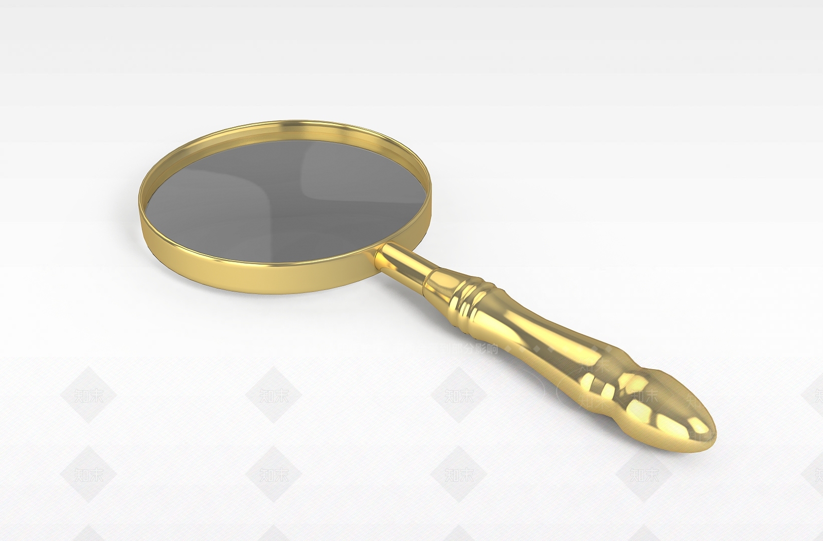 现代手持式放大镜3D模型下载【ID:1188686720】