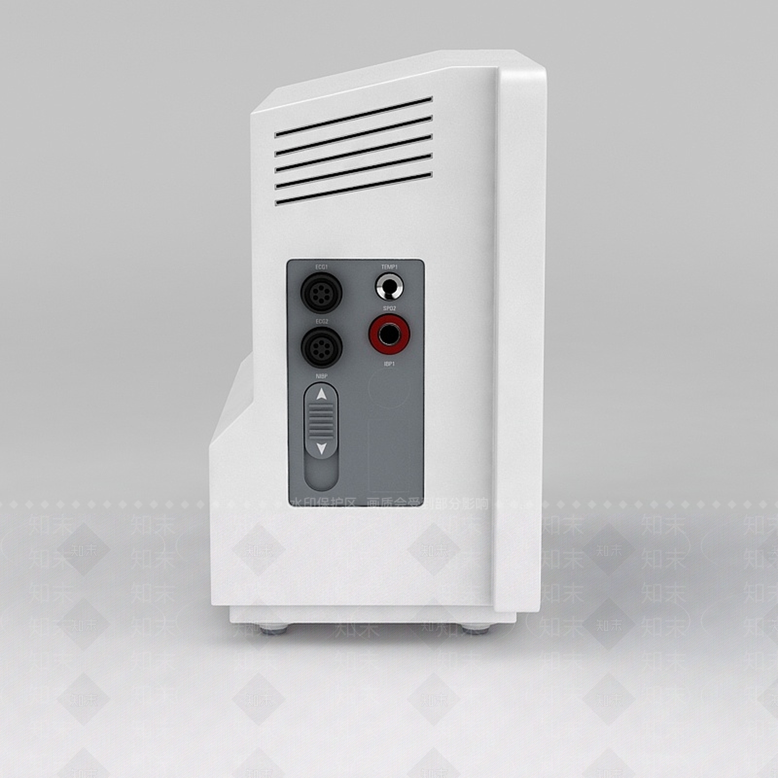 现代监护仪3D模型下载【ID:1188688651】