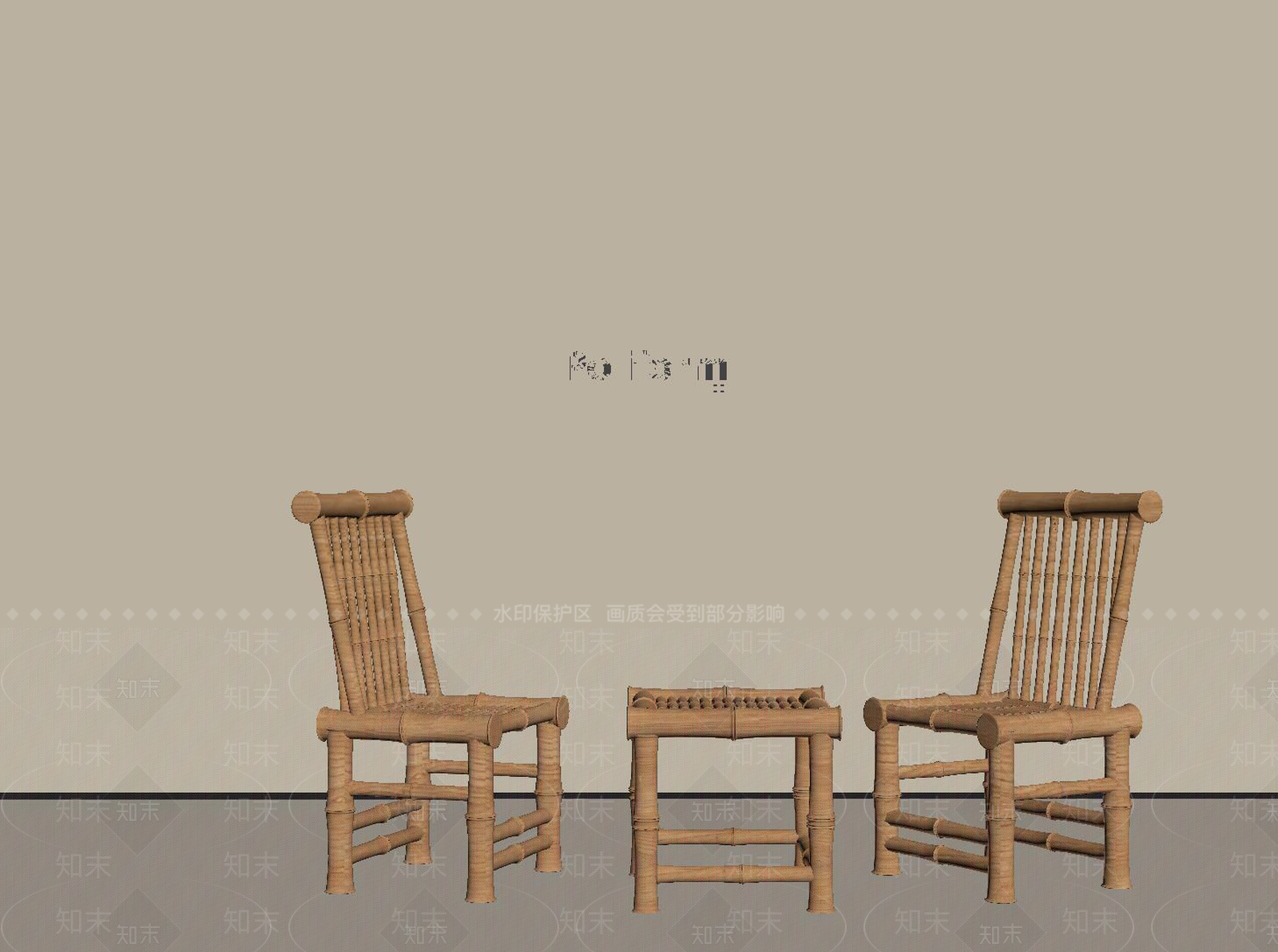 新中式其他凳子SU模型下载【ID:1188689610】