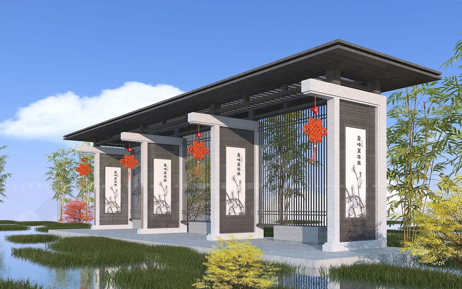 现代其他景观小品3D模型下载【ID:1188691991】