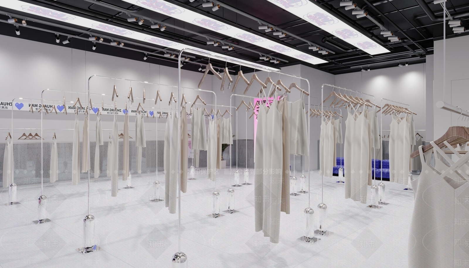 现代服装店3D模型下载【ID:1188699275】