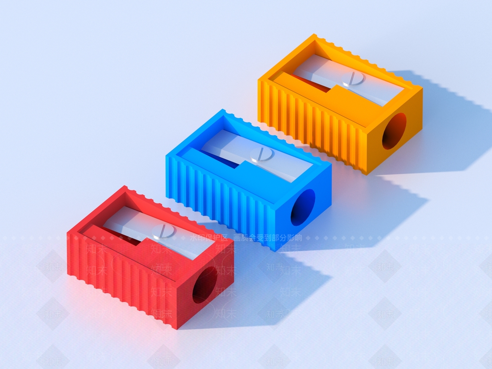 办公用品3D模型下载【ID:1188701207】