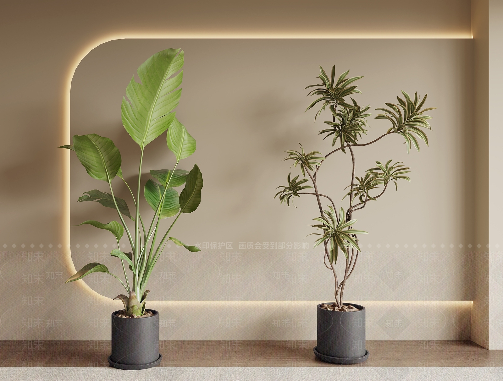 盆栽3D模型下载【ID:1188712222】