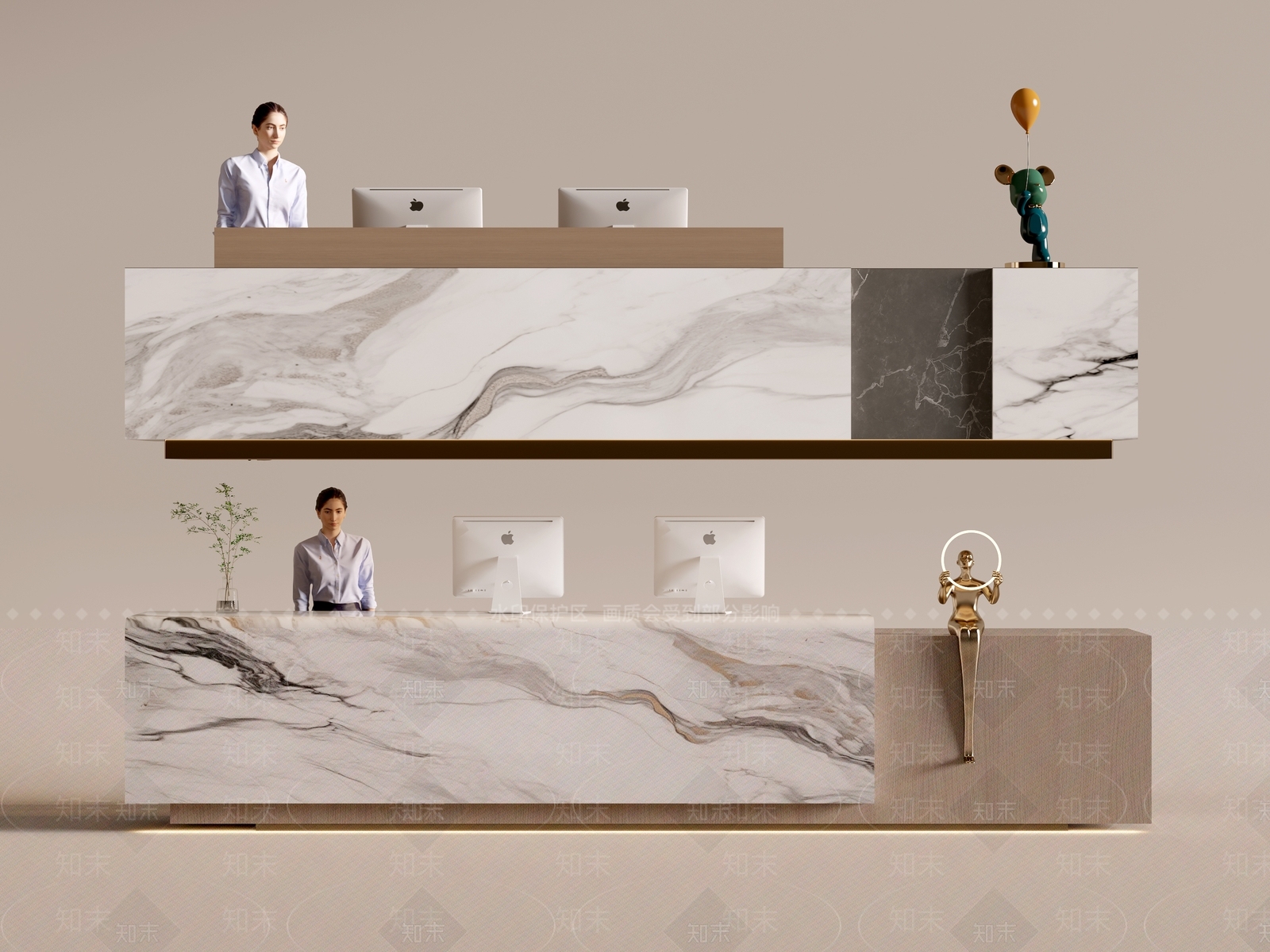 现代前台3D模型下载【ID:1188713691】