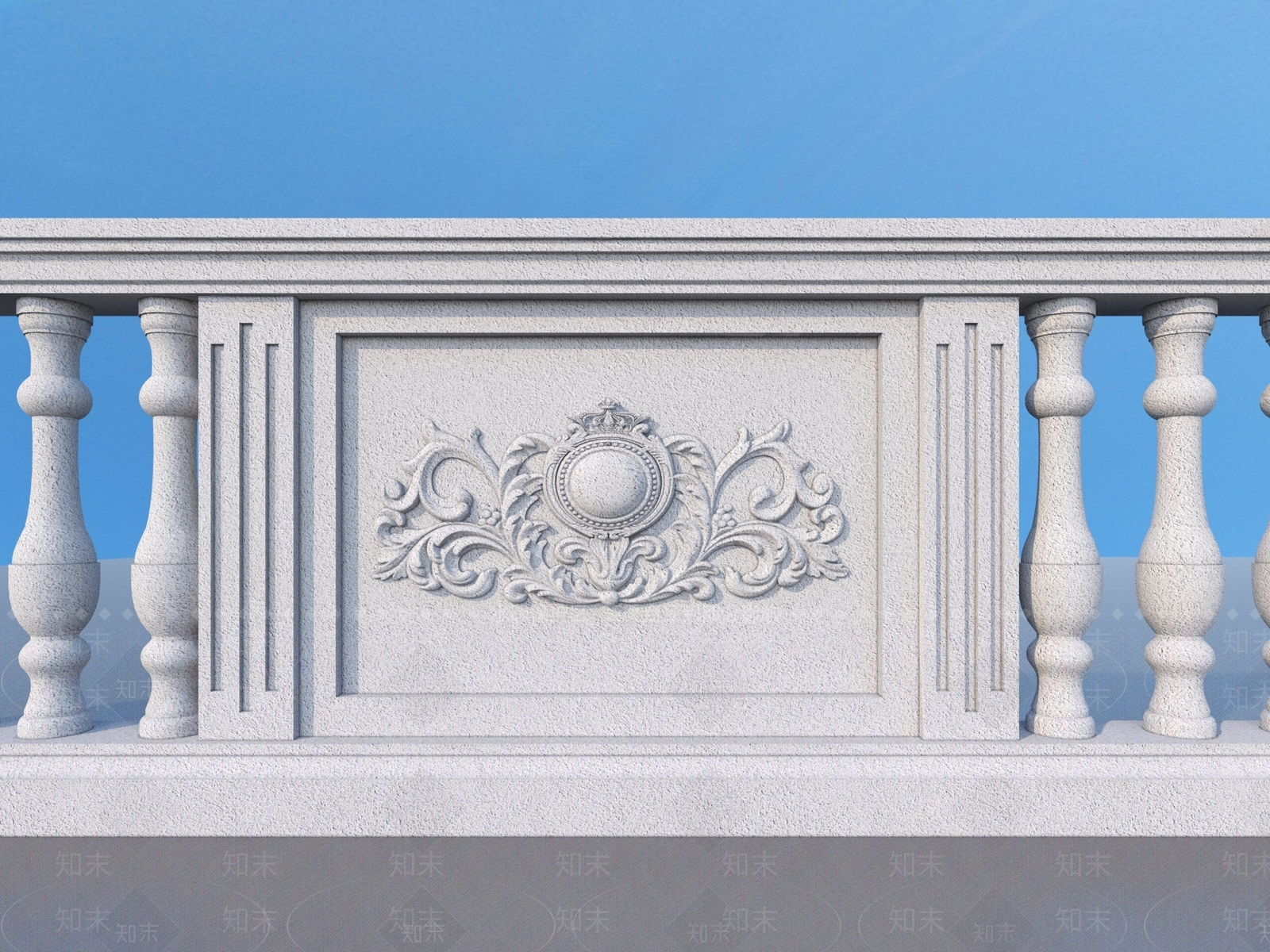 现代栏杆3D模型下载【ID:1188713715】