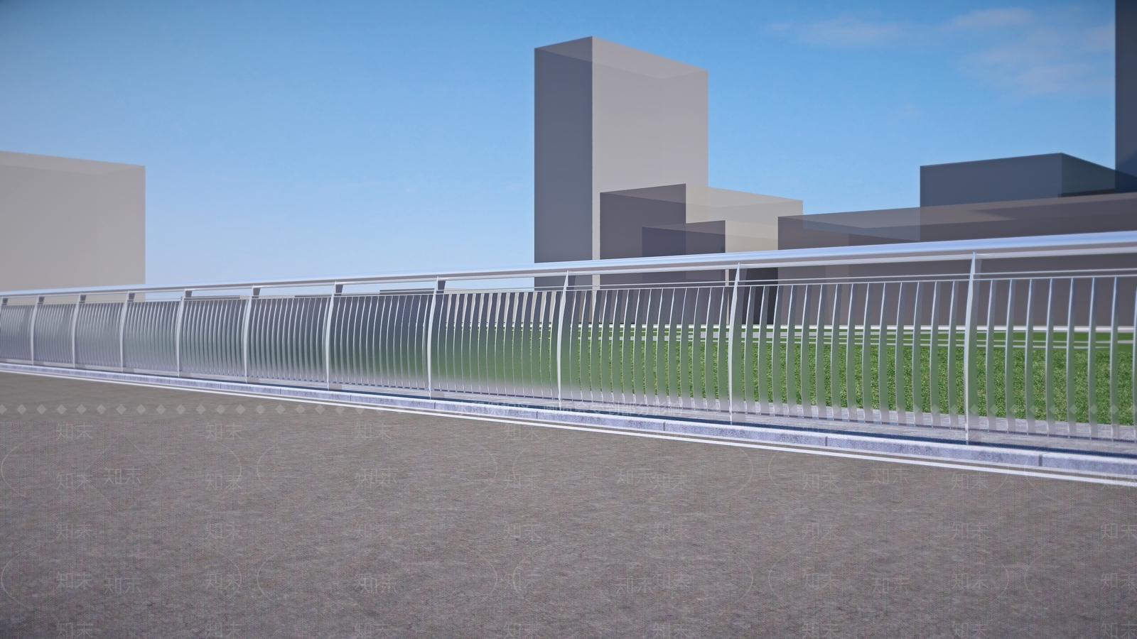 现代栏杆3D模型下载【ID:1188716413】