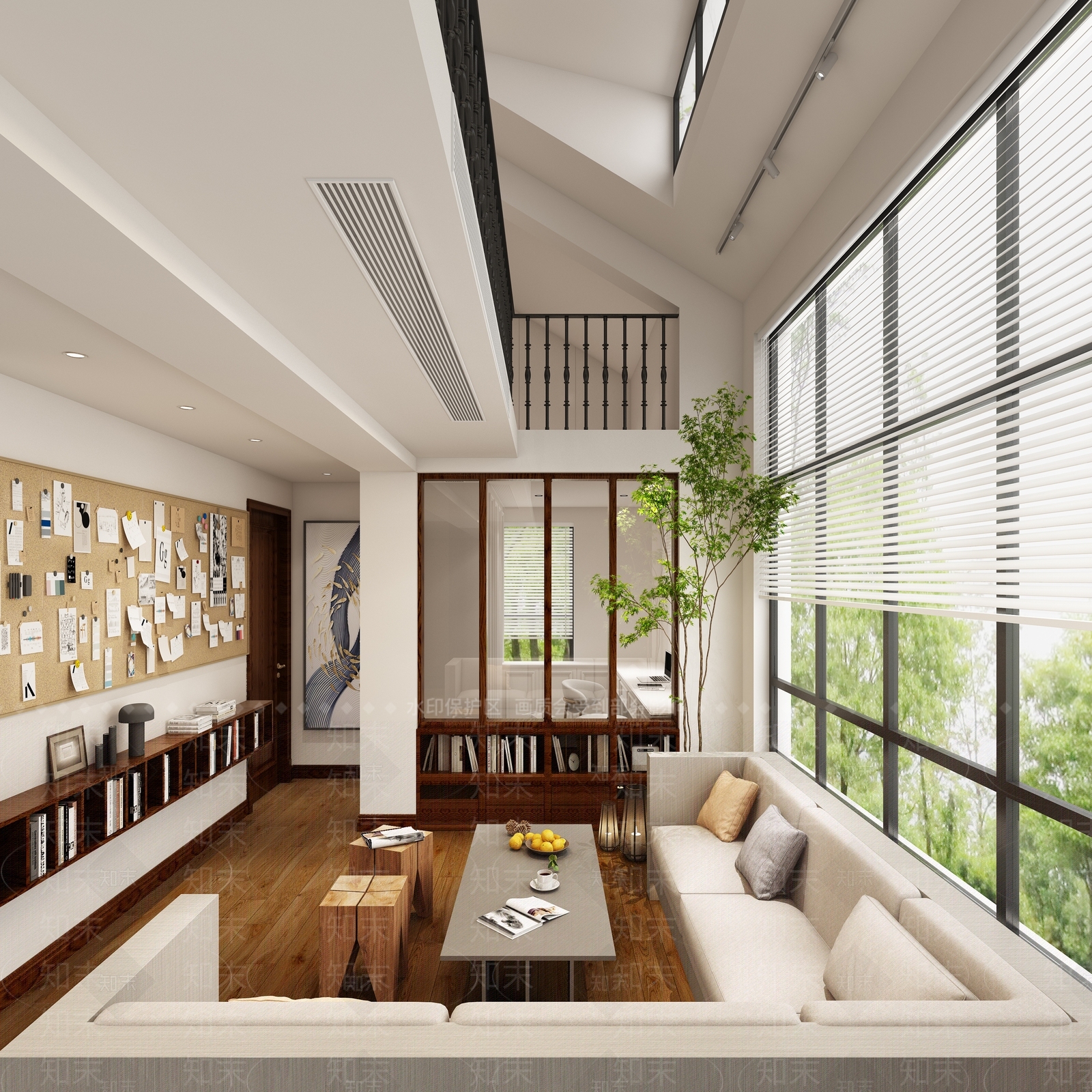 现代阳台3D模型下载【ID:1188717064】