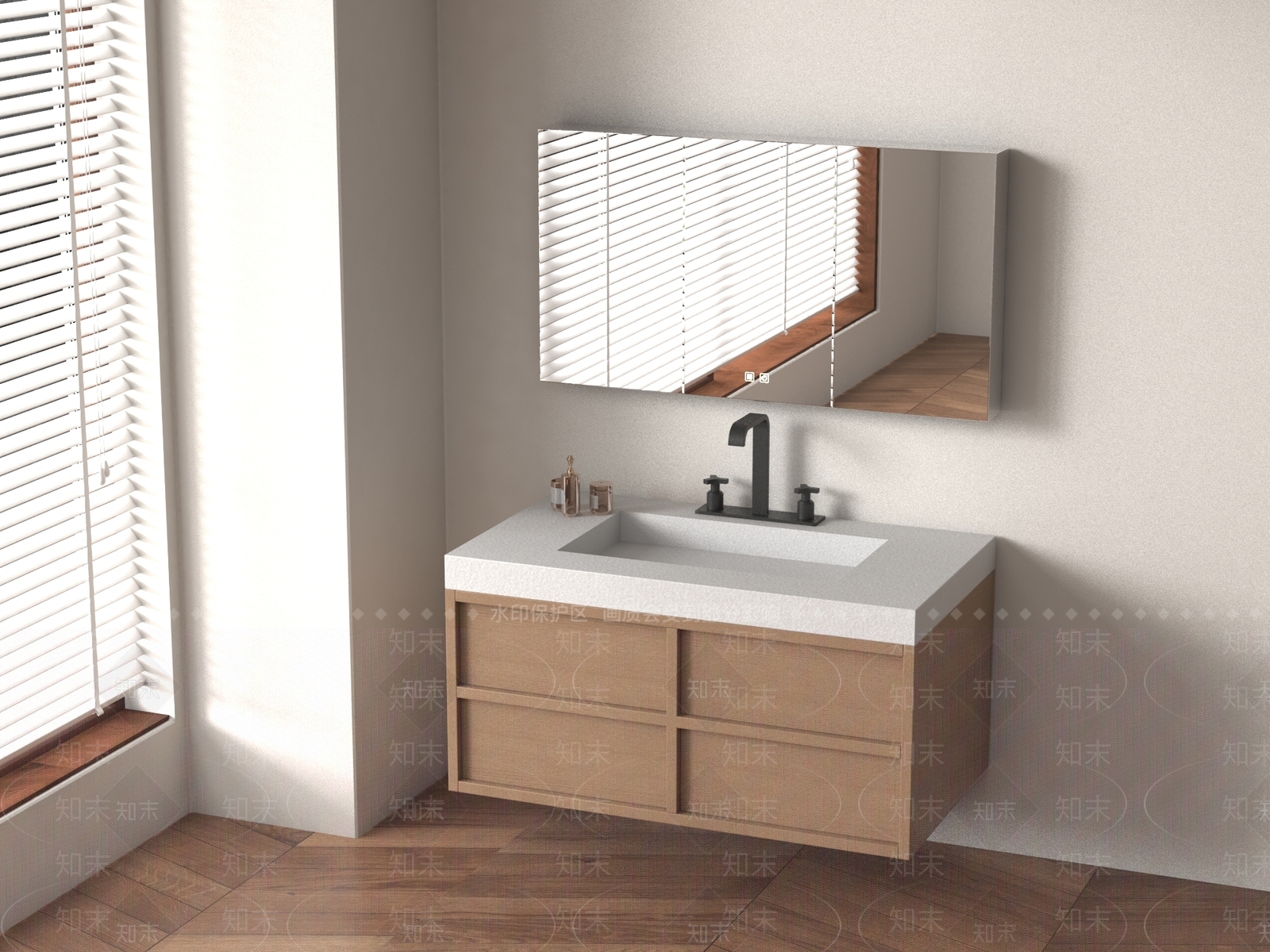 浴室柜3D模型下载【ID:1188720502】
