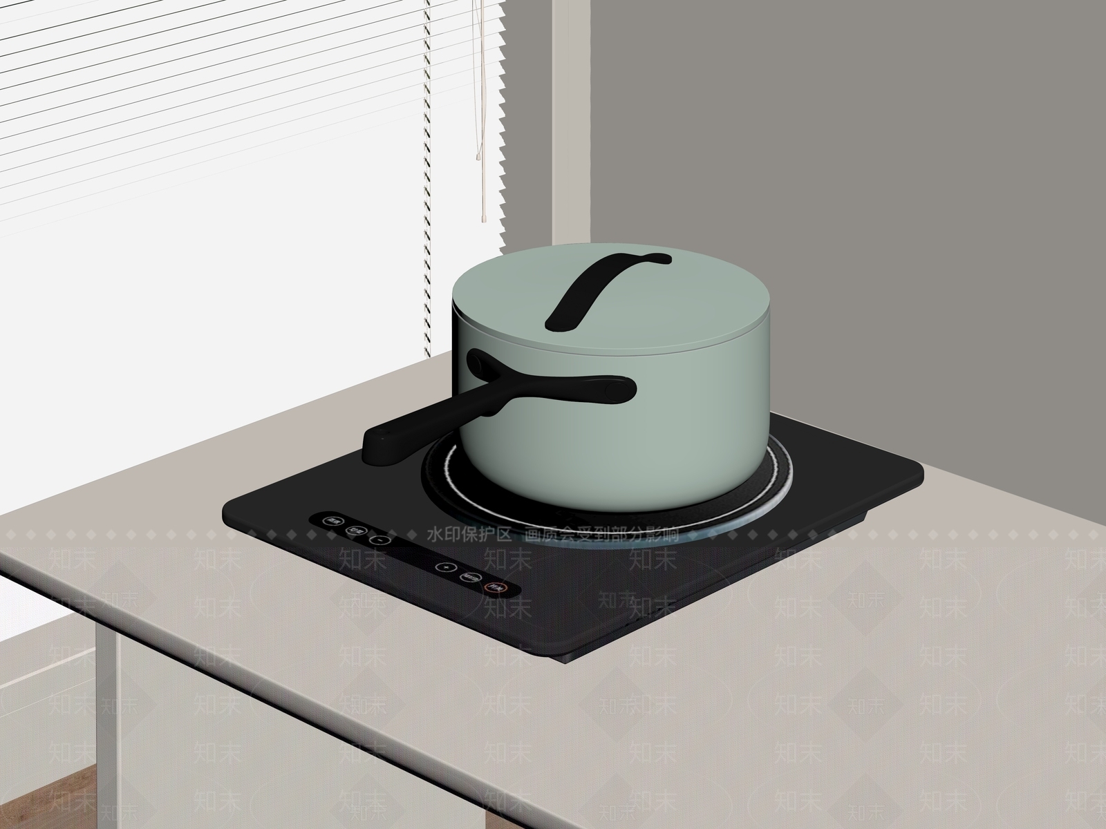 电磁炉SU模型下载【ID:1188720793】