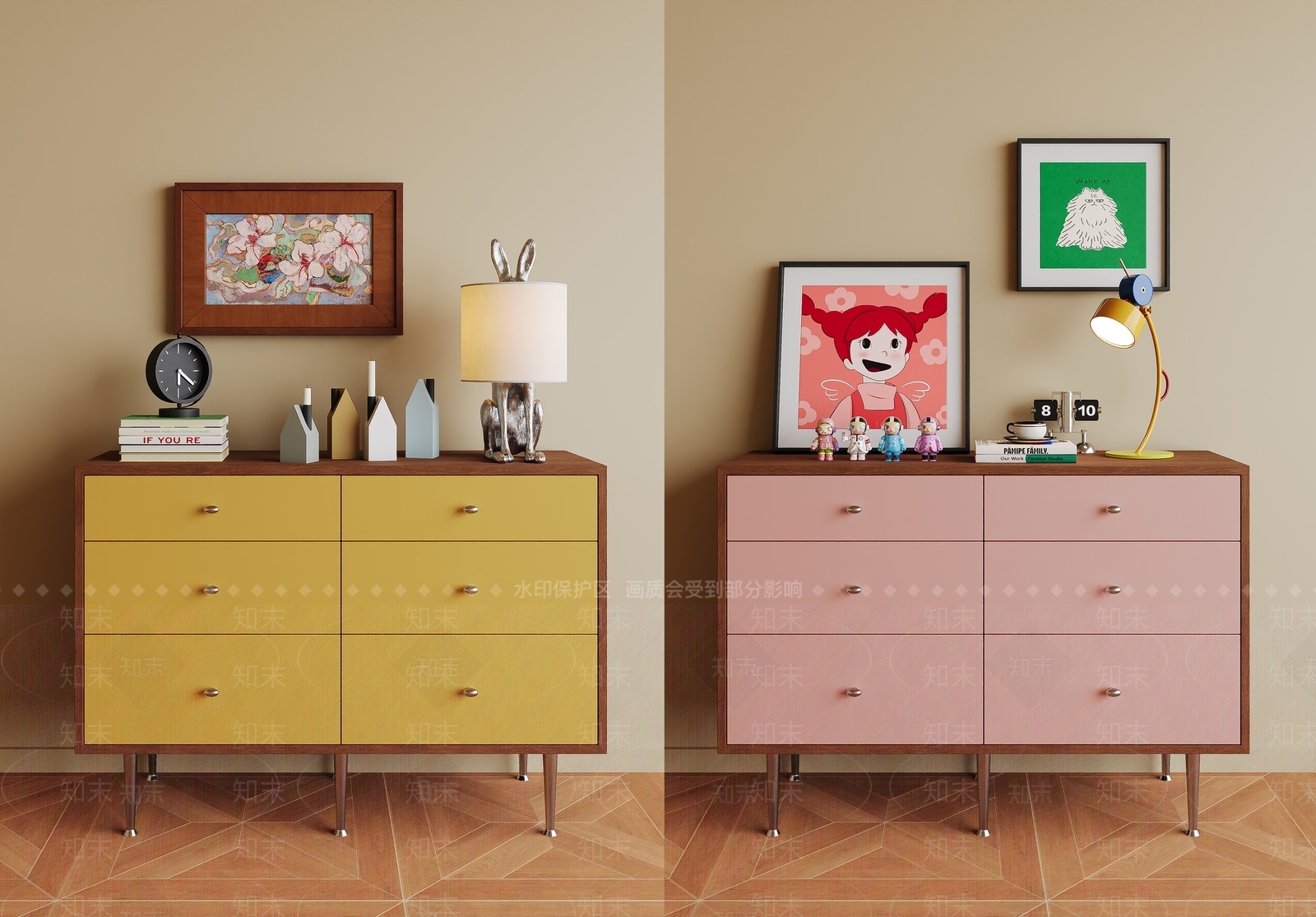 现代玄关柜3D模型下载【ID:1188721295】