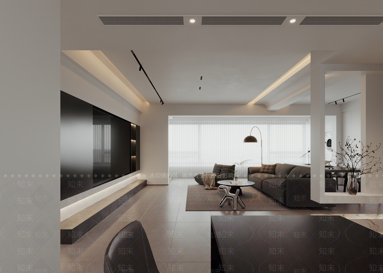现代家居餐厅3D模型下载【ID:1215059783】
