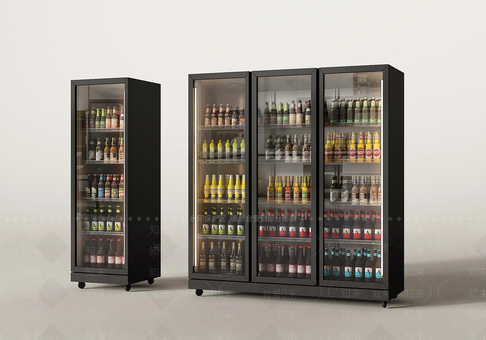 冰柜3D模型下载【ID:1188733728】