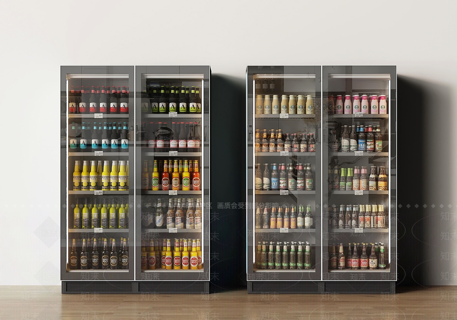 冰柜SU模型下载【ID:1188734856】