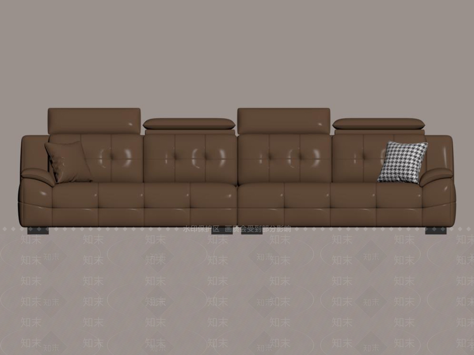 现代意式多人沙发3D模型下载【ID:1188737662】