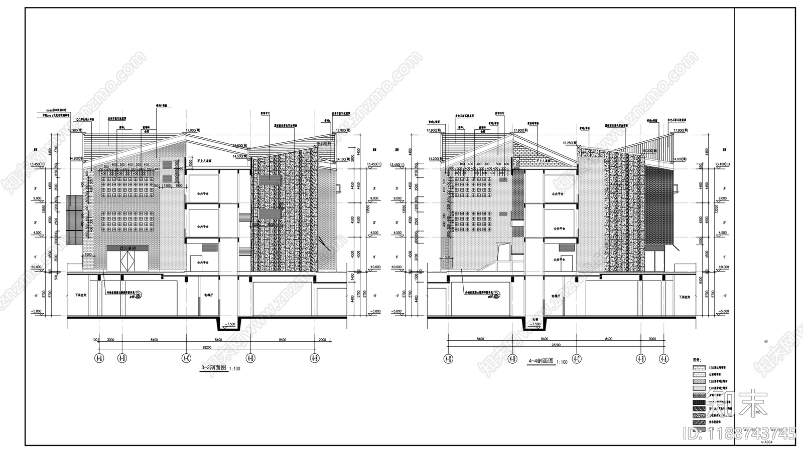 现代其他商业建筑cad施工图下载【ID:1188743745】