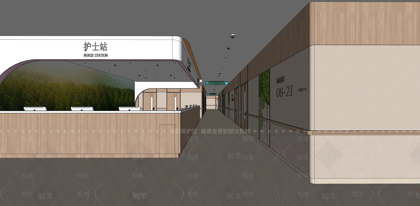 现代医院SU模型下载【ID:1188747669】