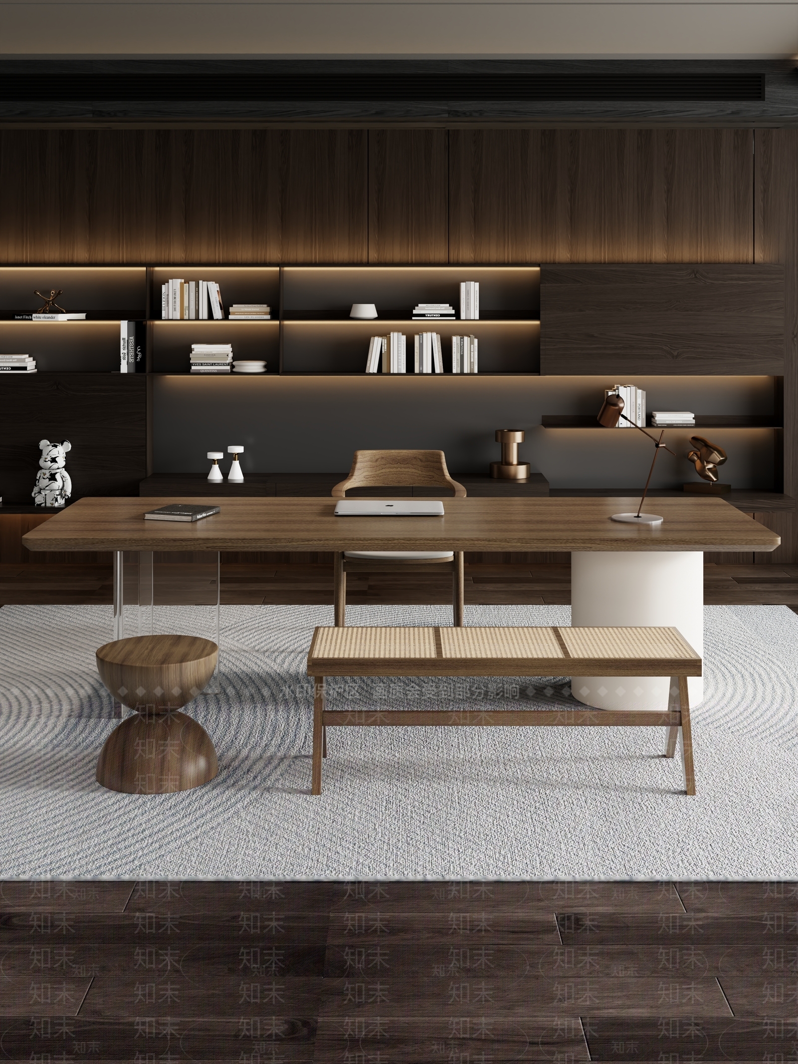 办公桌椅3D模型下载【ID:1188748966】
