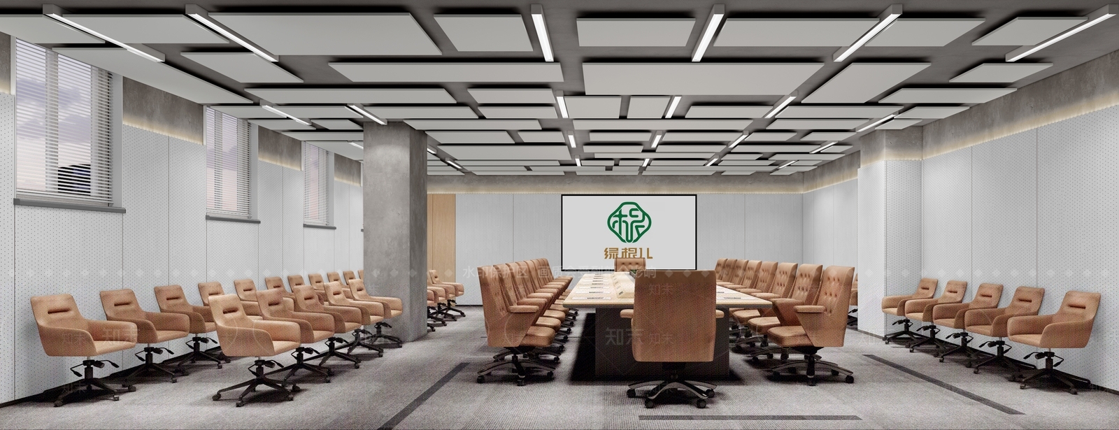 现代会议室SU模型下载【ID:1188754824】