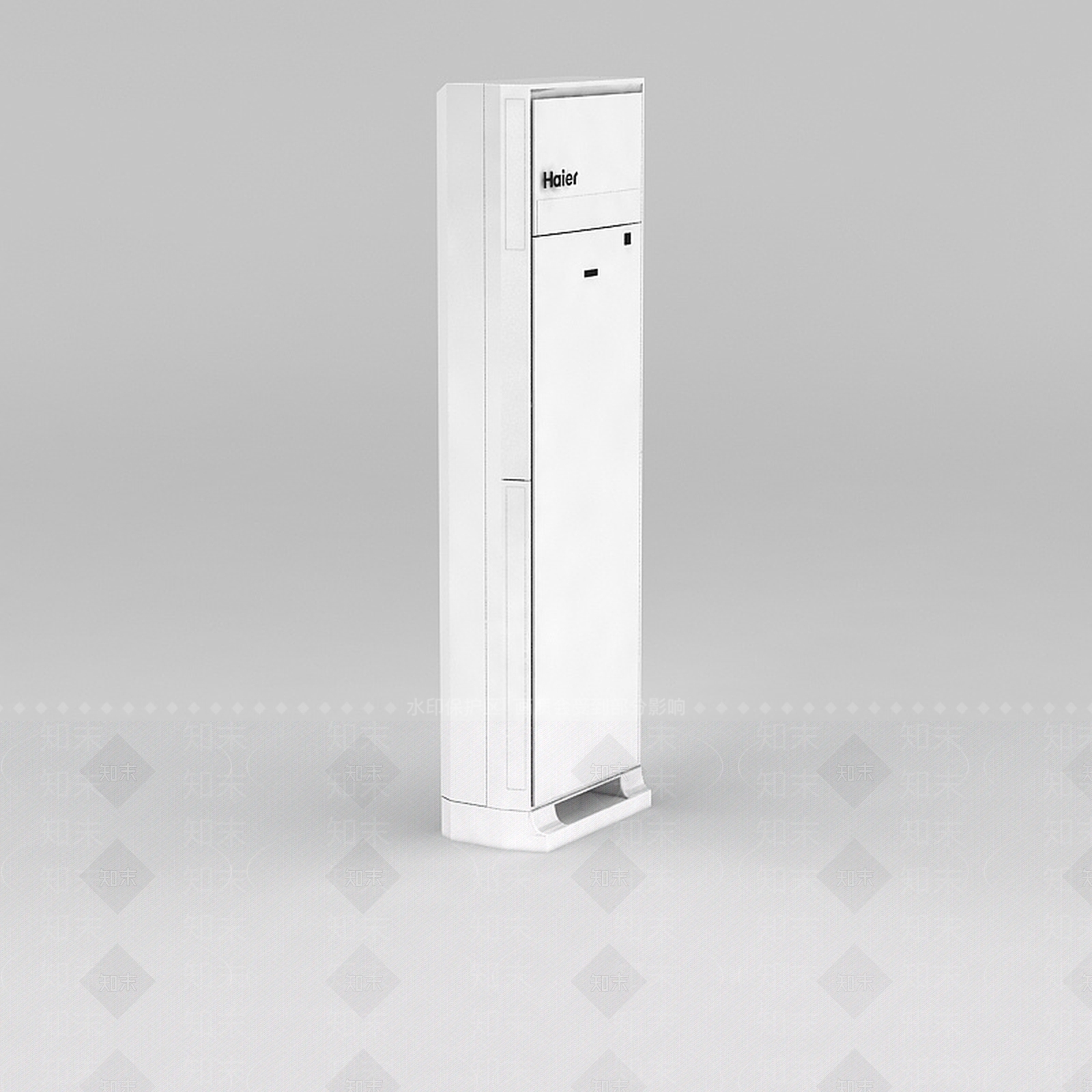 现代空调3D模型渲染效果图