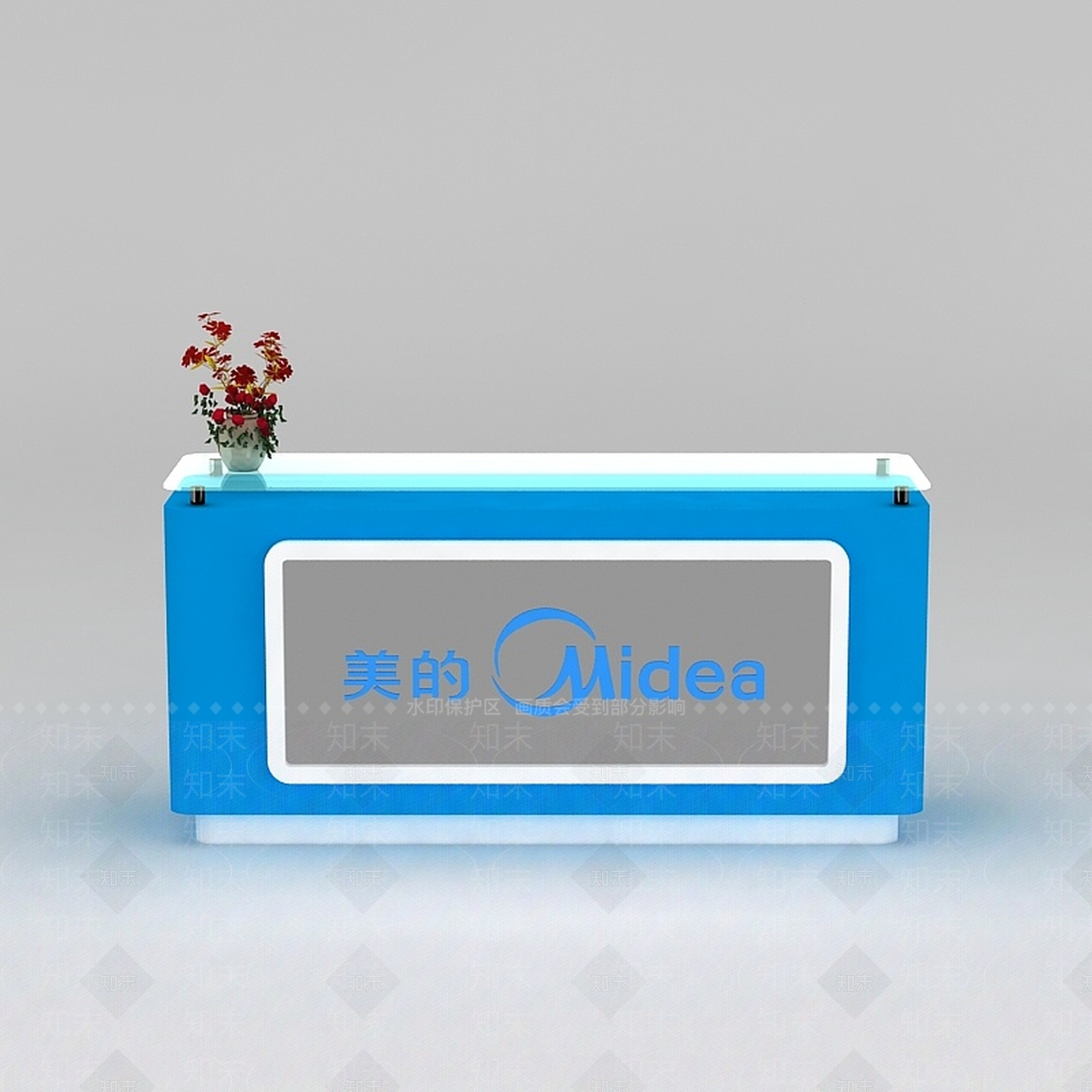 现代美的展柜3D模型下载【ID:1188757006】