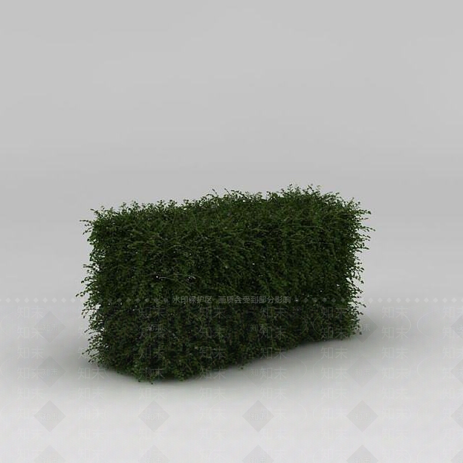 现代绿化带灌木3D模型下载【ID:1188757870】