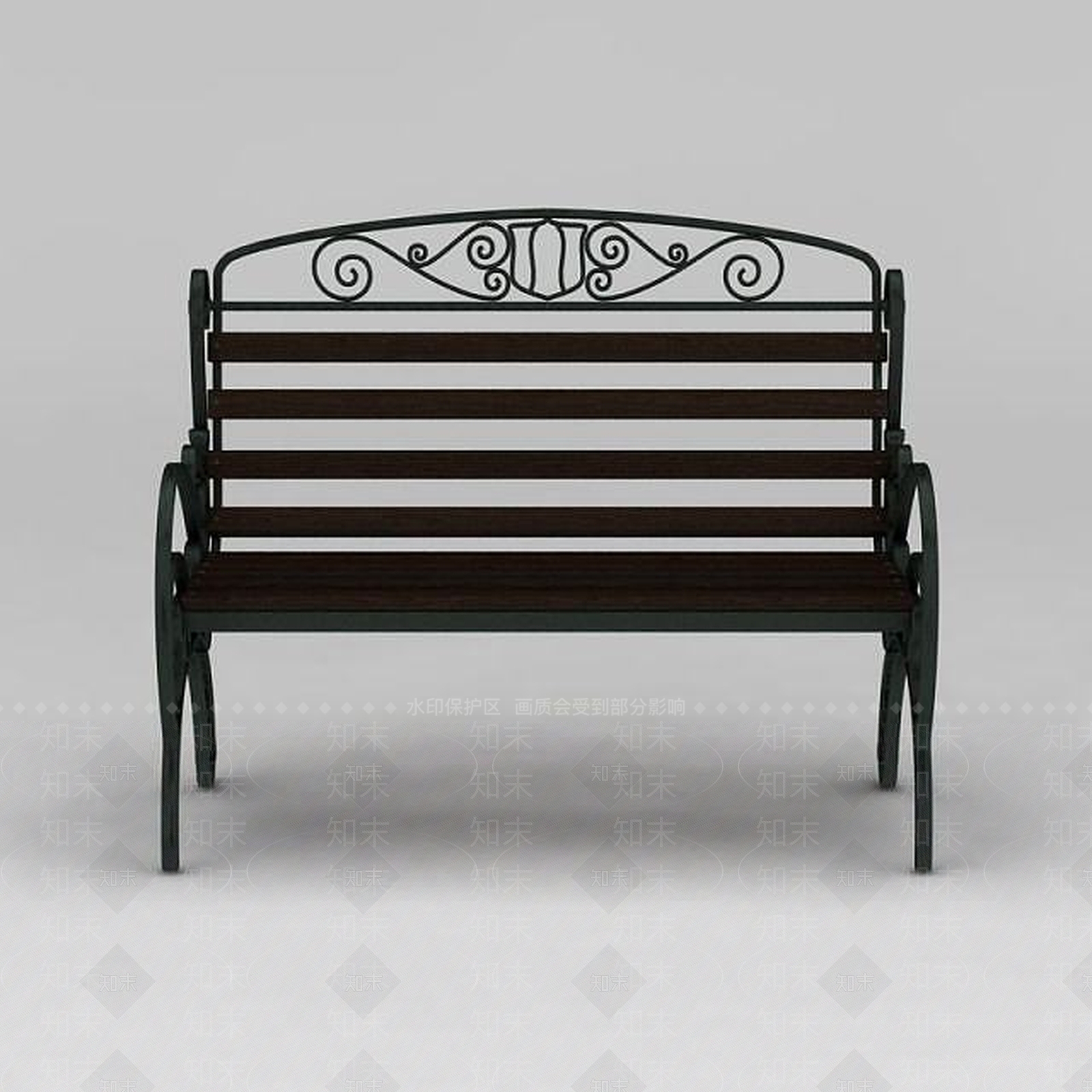 现代椅子3D模型渲染效果图