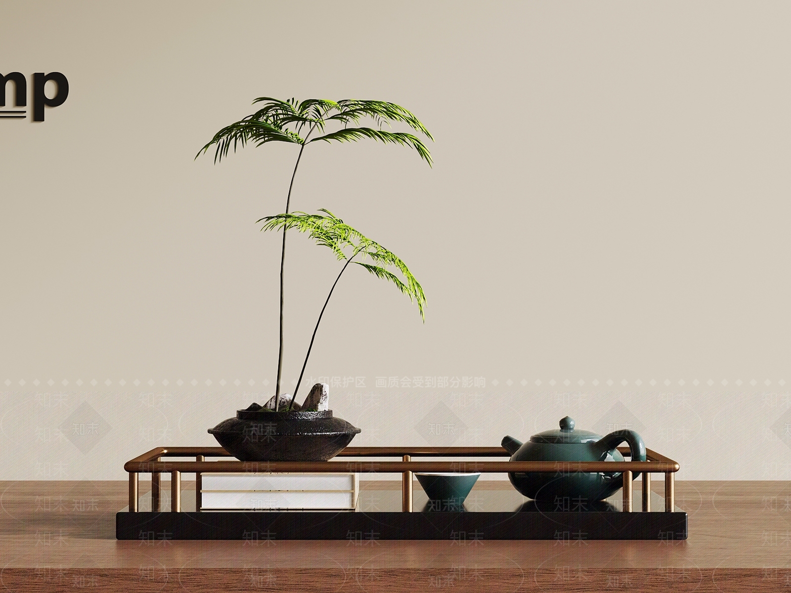 茶具3D模型下载【ID:1188758553】