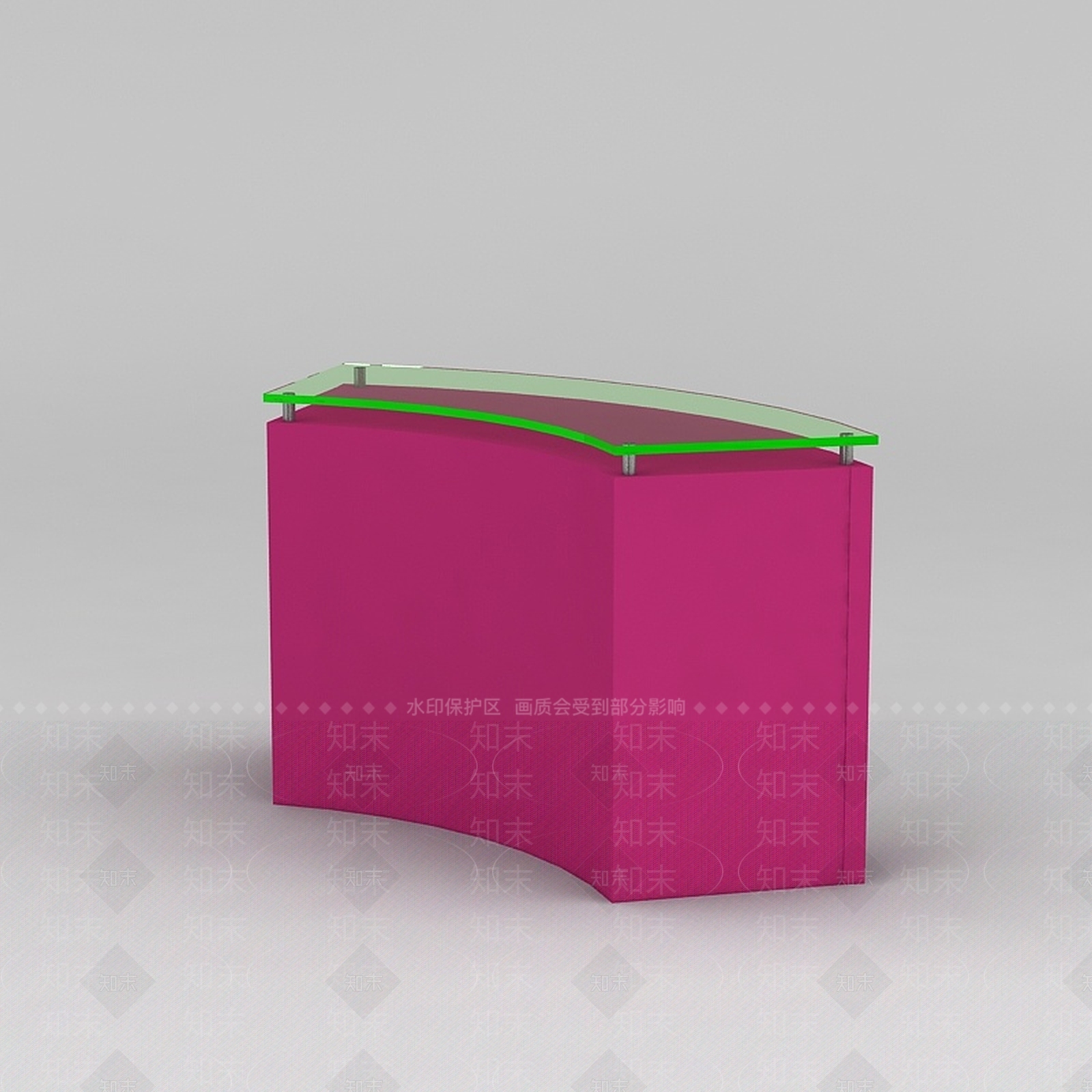 现代今喜展柜前台3D模型下载【ID:1188758428】