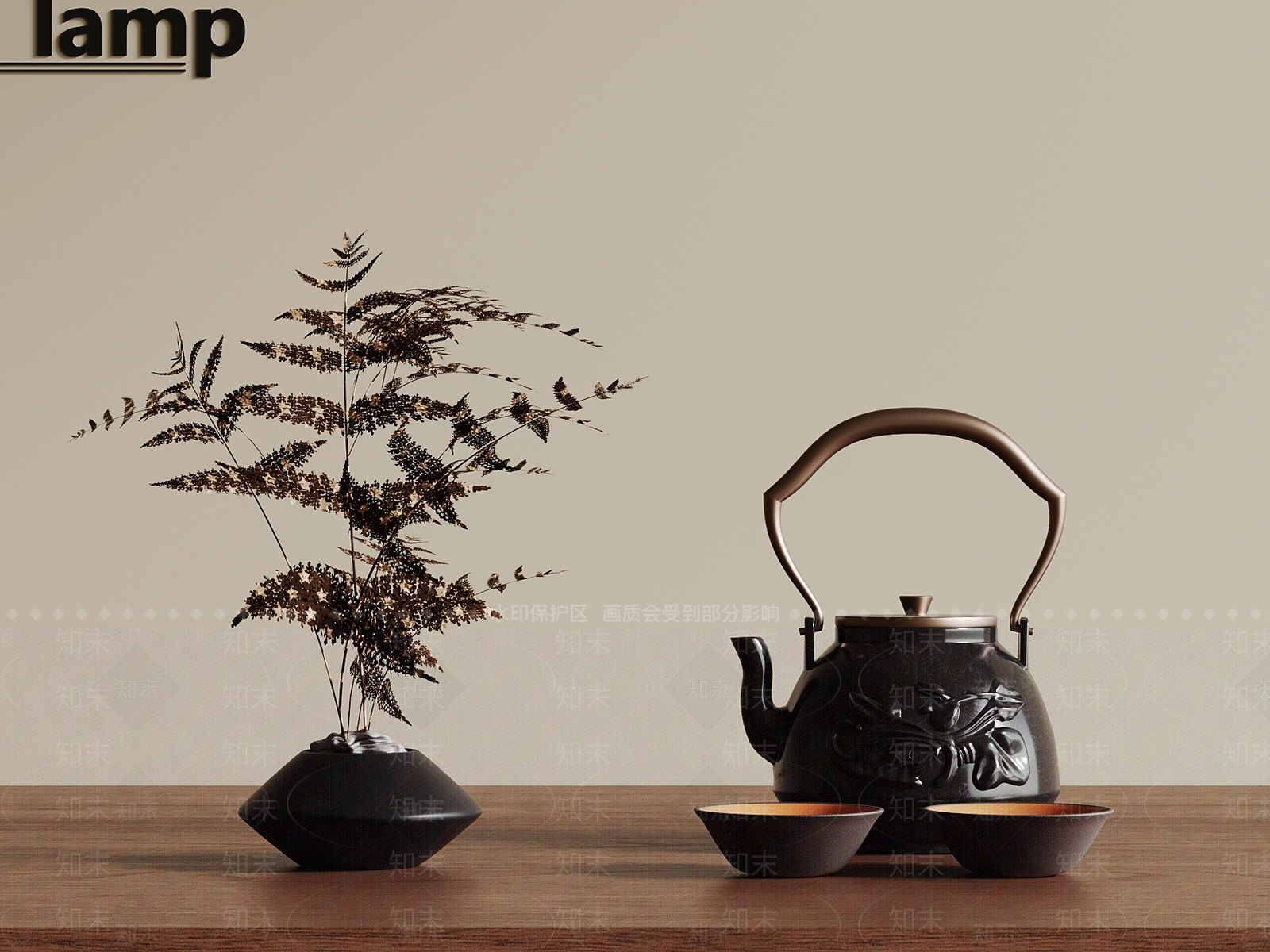 茶具SU模型下载【ID:1188758608】