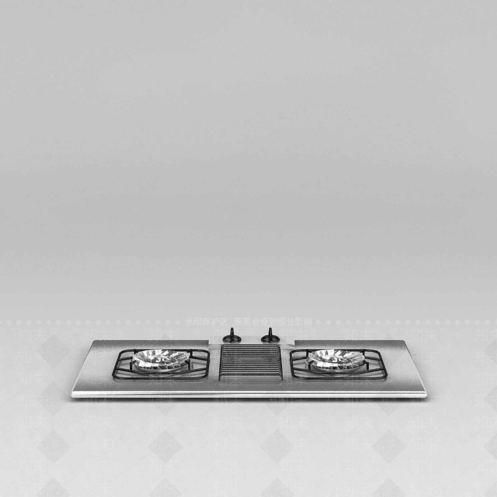 现代家用燃气灶3D模型下载【ID:1188758950】