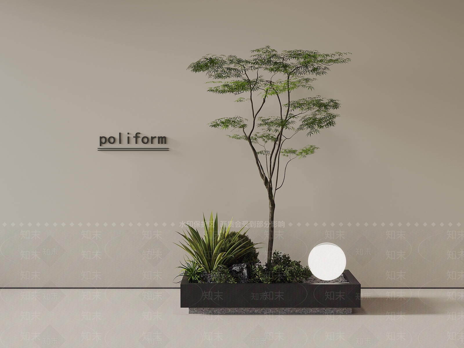 现代其他景观小品3D模型下载【ID:1188759648】
