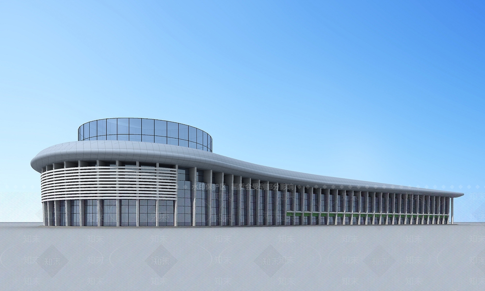 现代火车站3D模型下载【ID:1188761065】