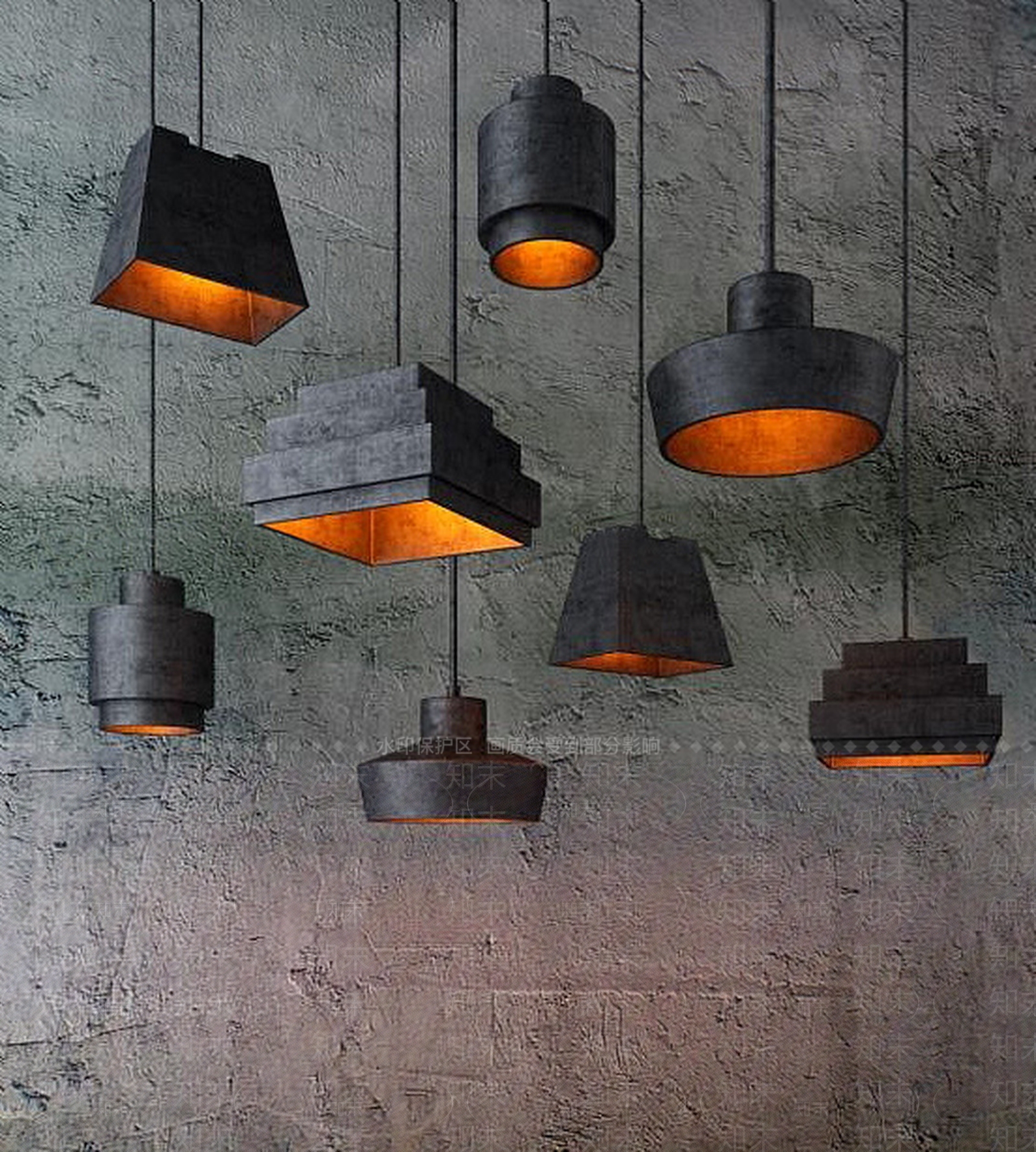 现代工业loft吊灯3D模型下载【ID:1188766392】