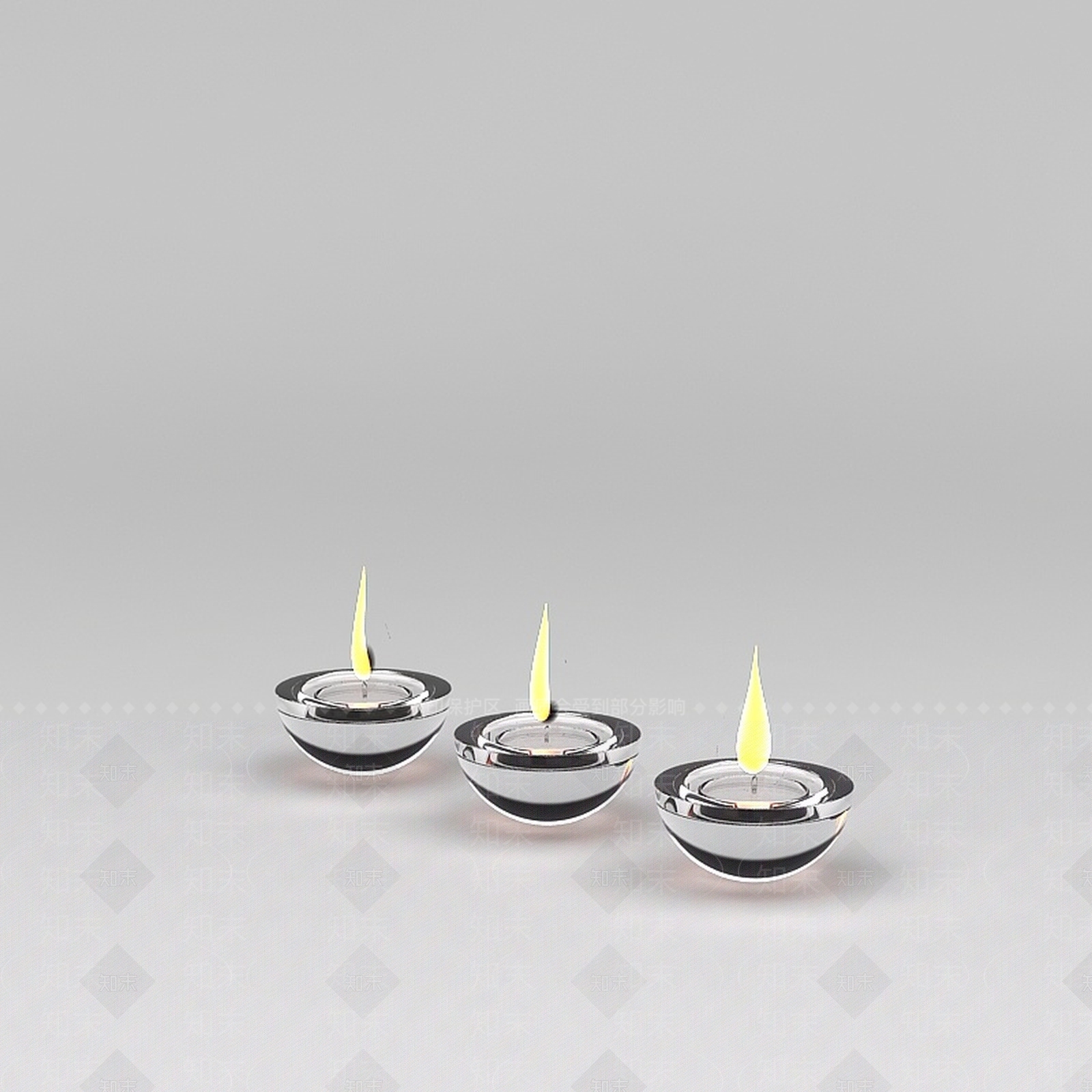 现代酒吧西餐厅烛光晚餐摆件3D模型下载【ID:1188766725】