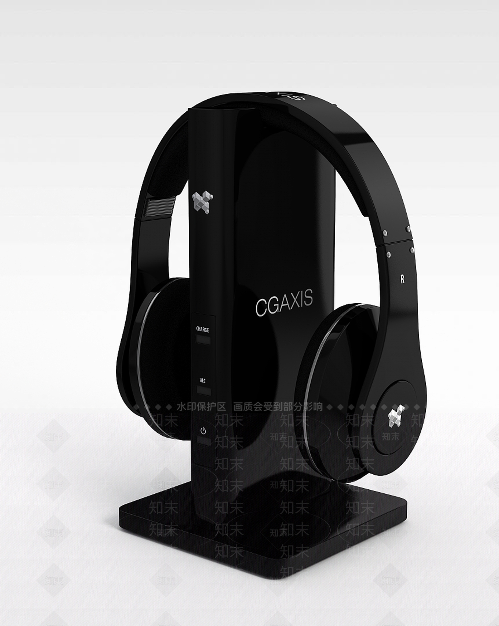 现代头戴式耳机3D模型下载【ID:1188767888】