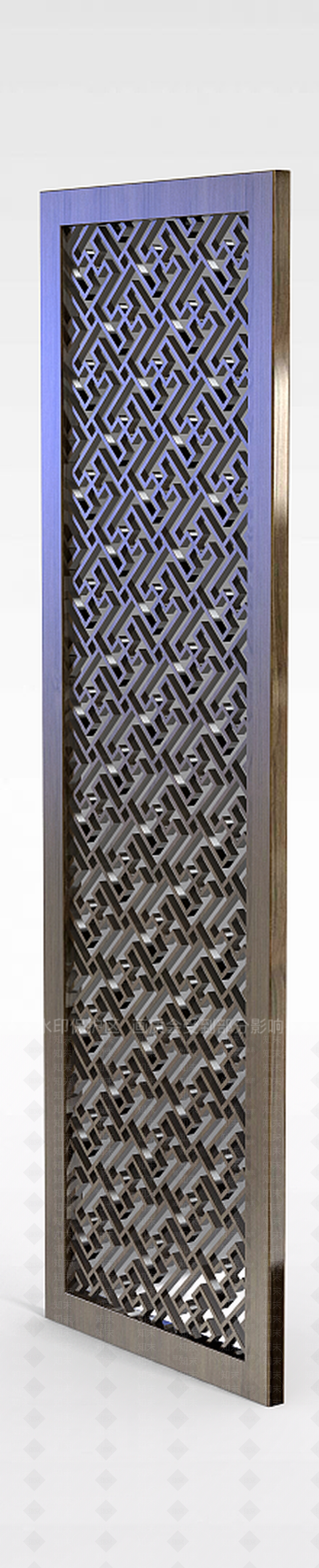 中式实木雕花隔断3D模型下载【ID:1188768437】